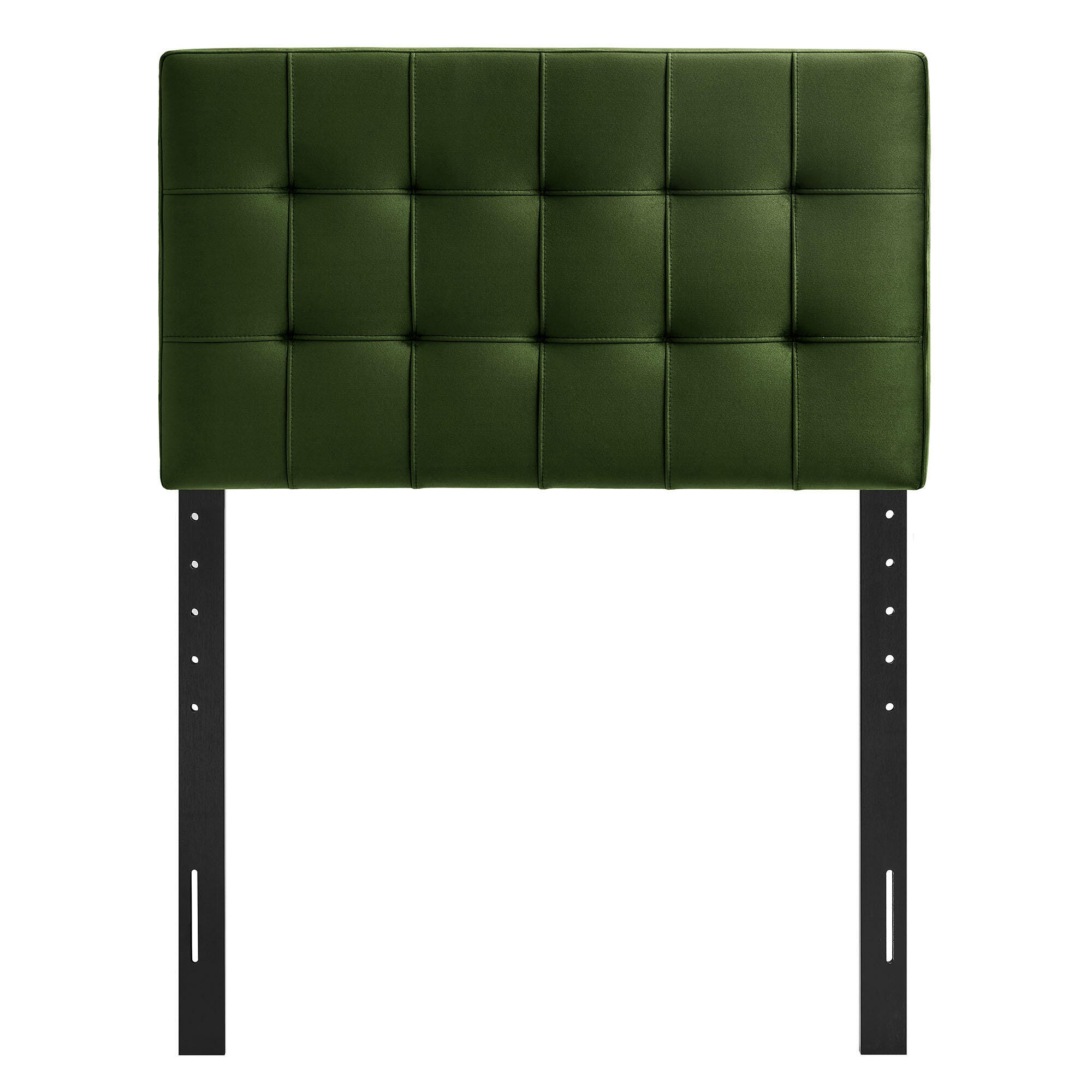Modway Lily Twin Upholstered Heaboard, Moss Green, large