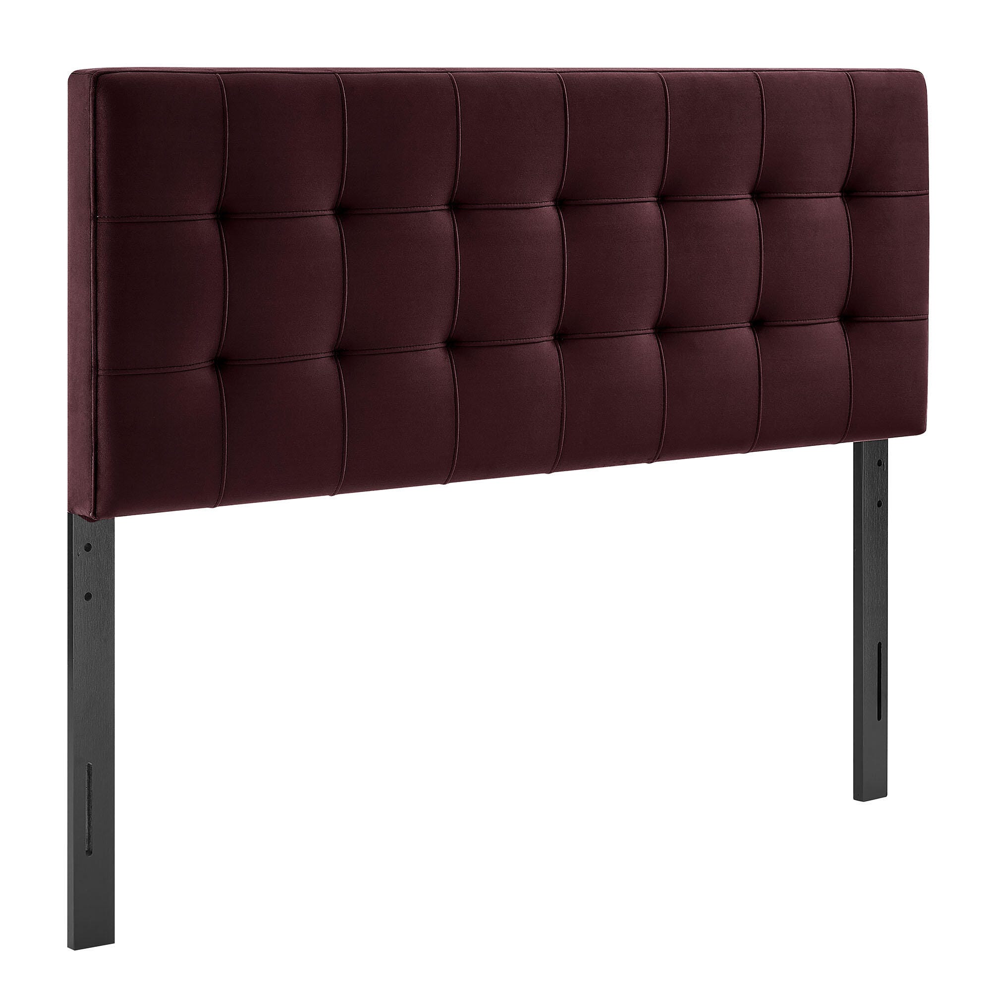 Modway Lily Full Upholstered Headboard, Mulberry, large