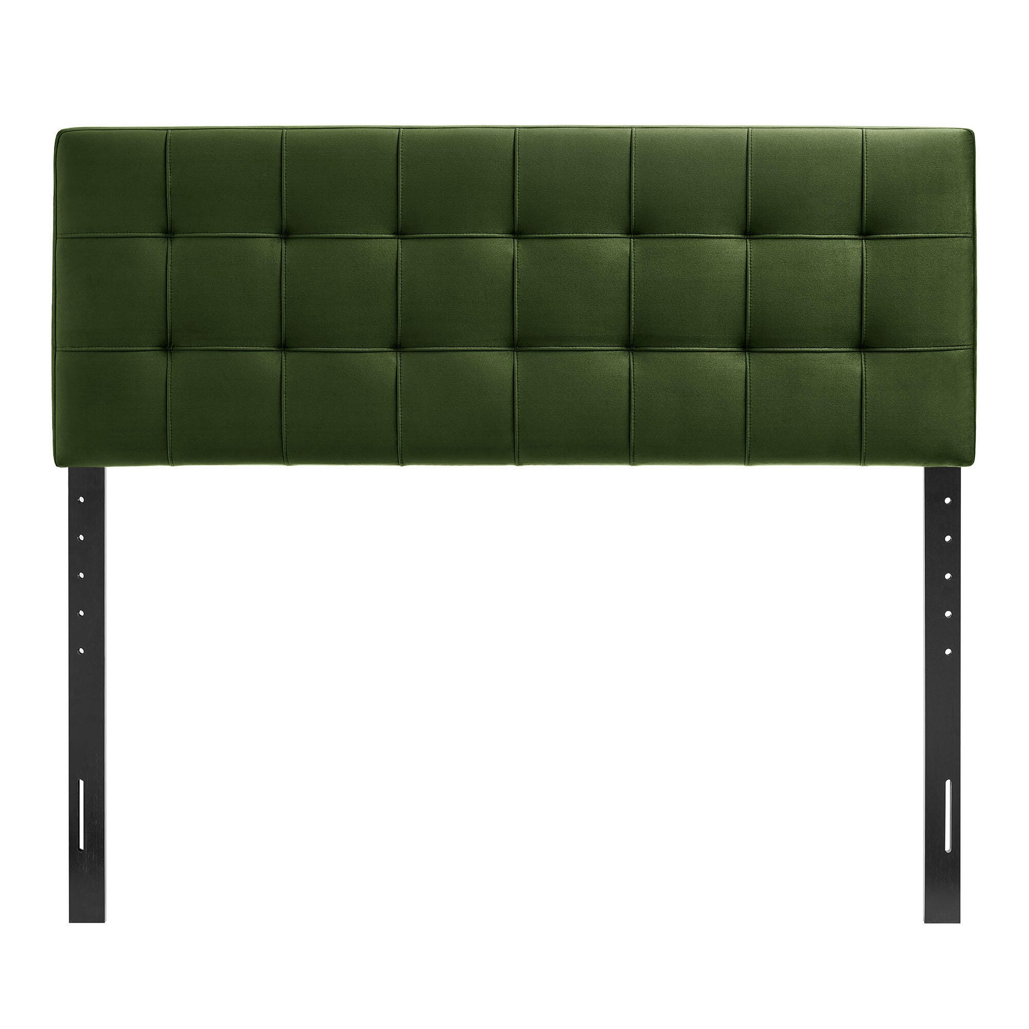 Modway Lily King Upholstered Headboard, Moss Green, large