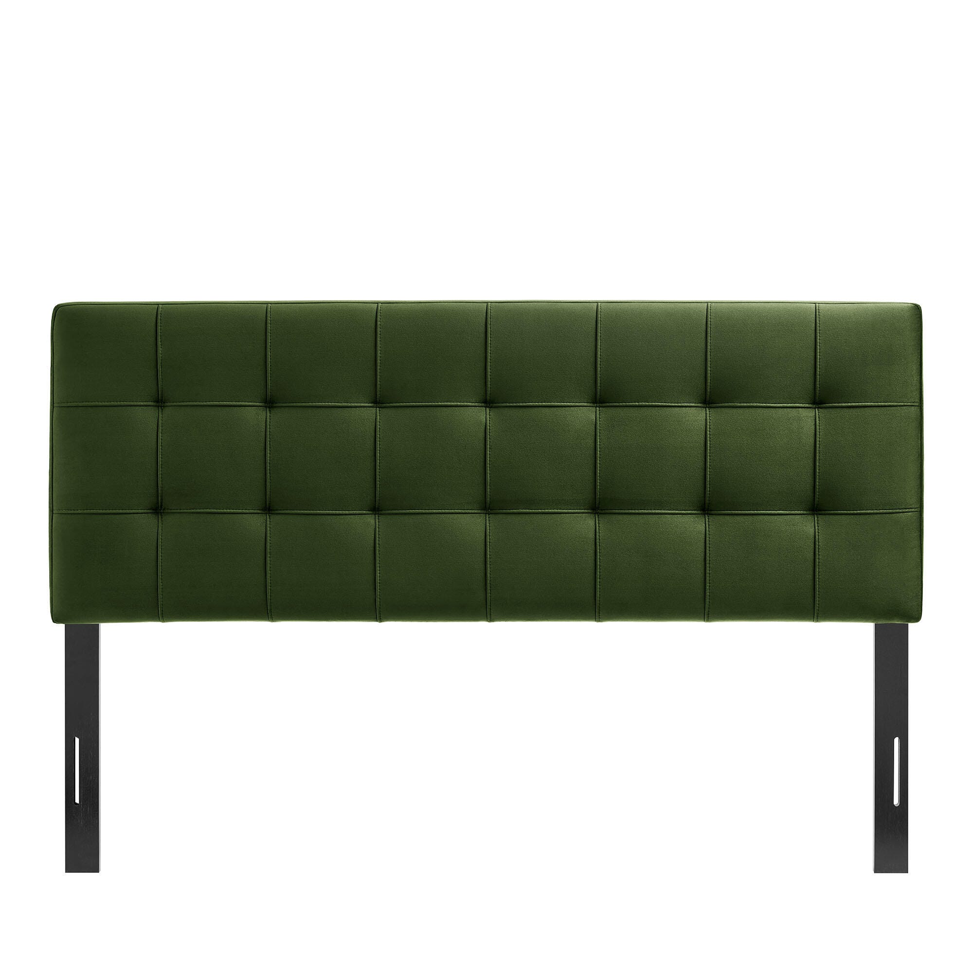 Modway Lily King Upholstered Headboard, Moss Green, large