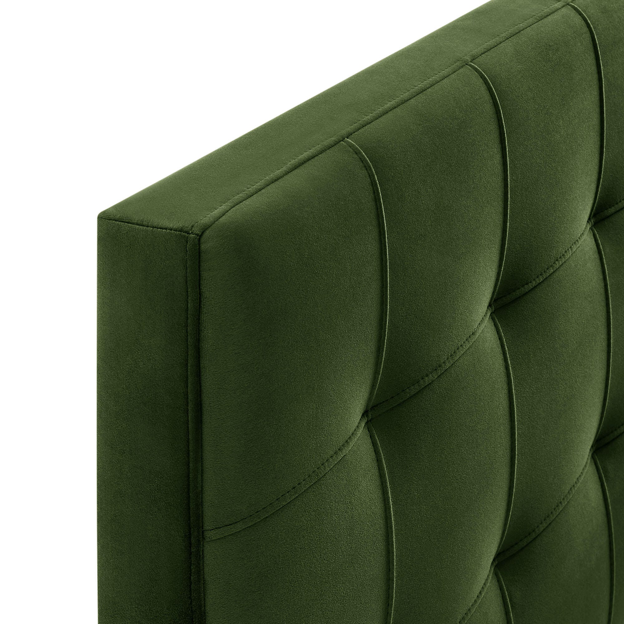 Modway Lily Full Upholstered Headboard, Moss Green, large