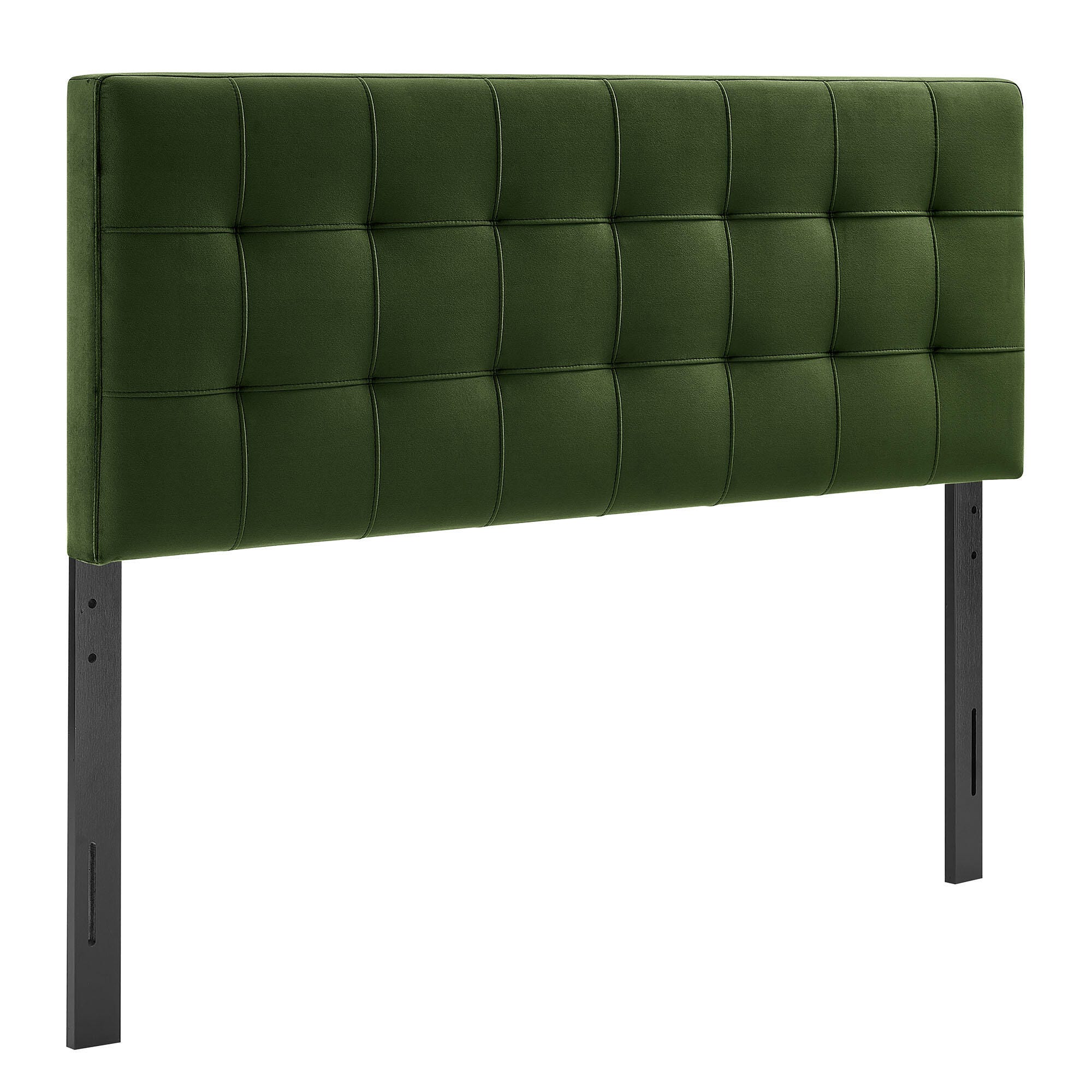 Modway Lily Full Upholstered Headboard, Moss Green, large