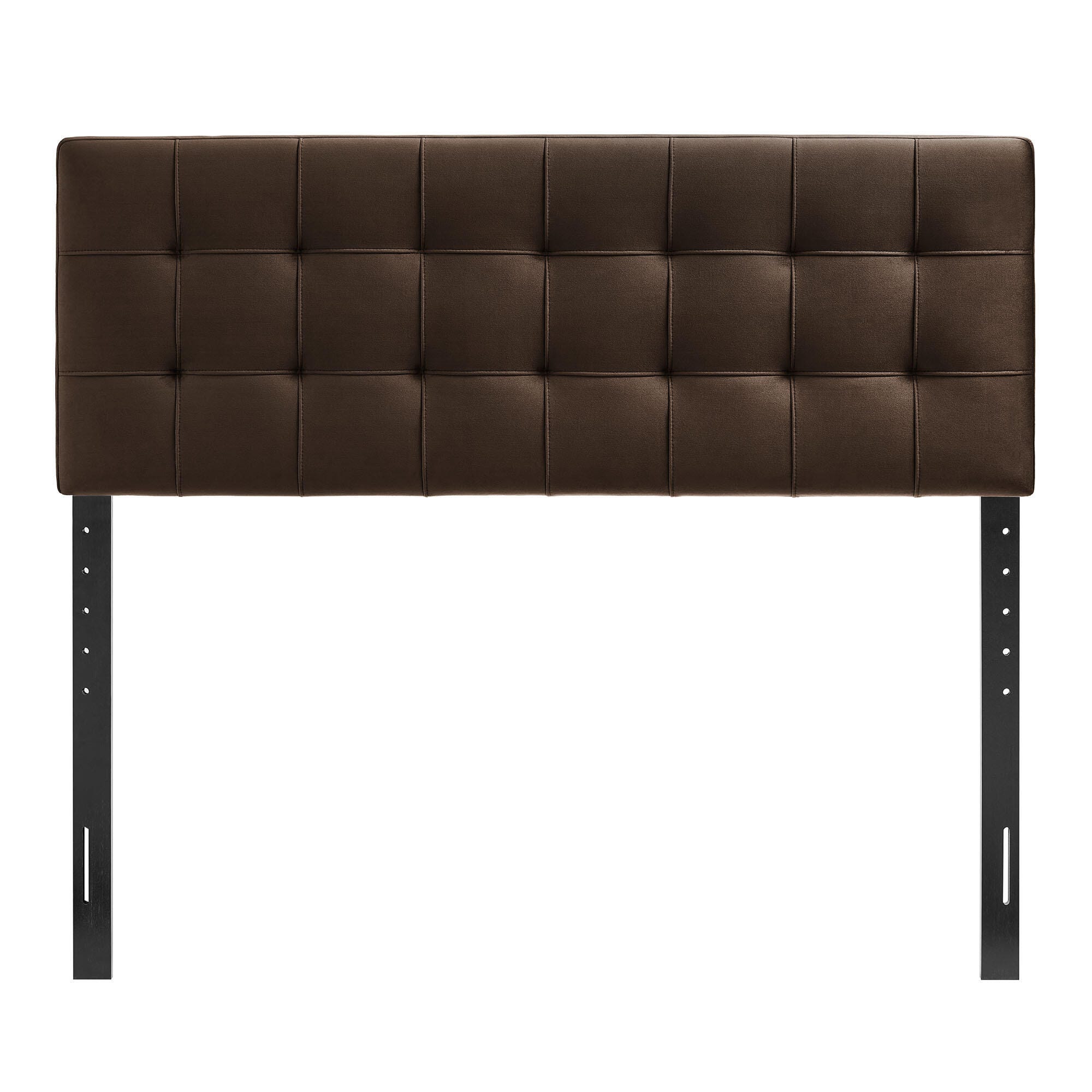 Modway Lily King Upholstered Headboard, Chocolate Brown, large