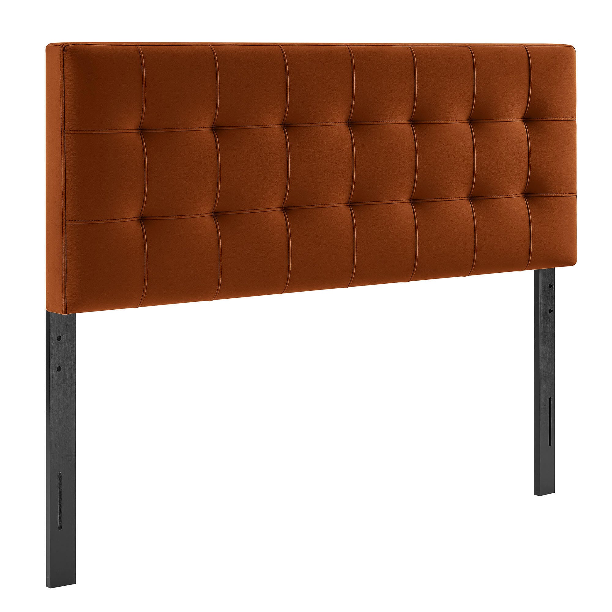 Modway Lily Queen Upholstered Headboard, Rust, large