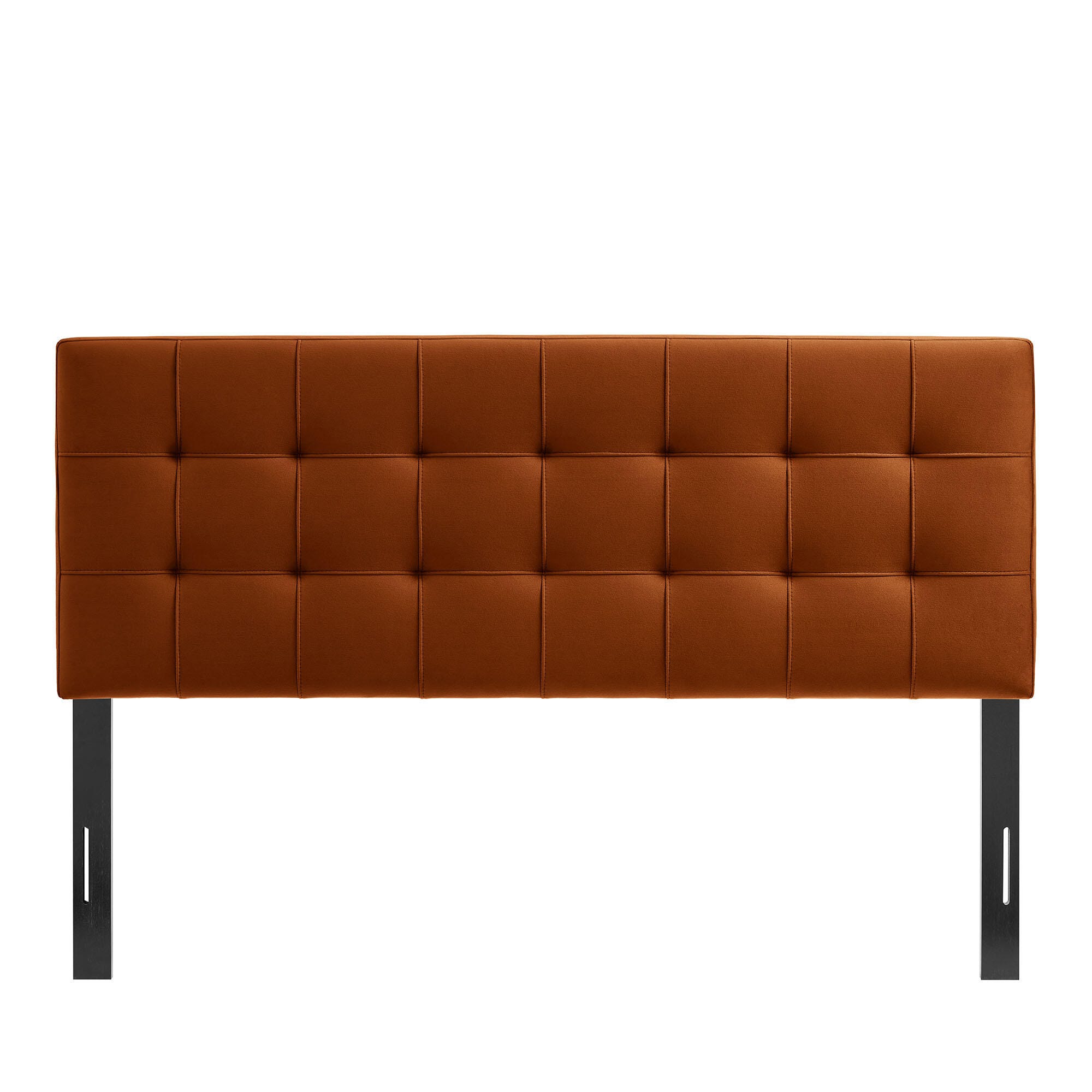 Modway Lily Queen Upholstered Headboard, Rust, large