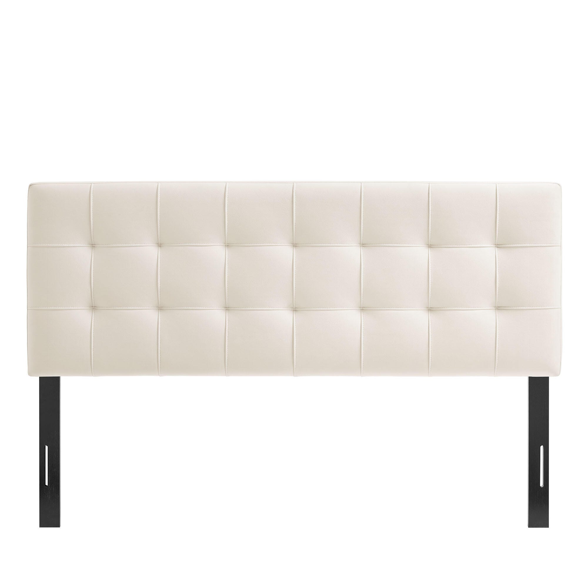 Modway Lily King Upholstered Headboard, Alabaster, large