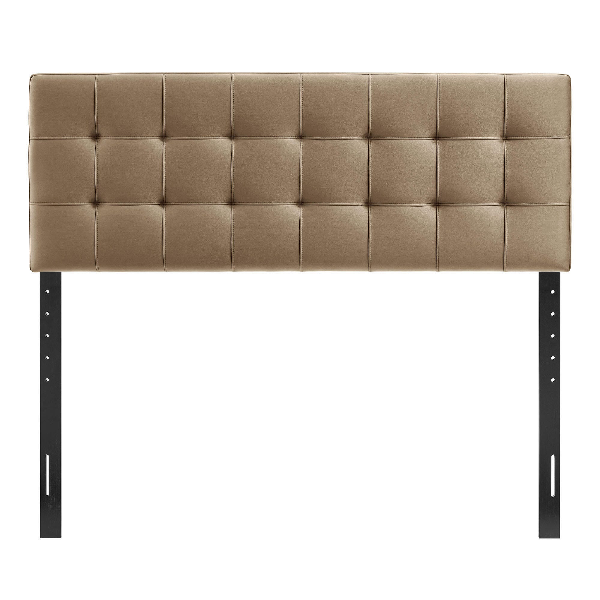 Modway Lily Queen Upholstered Headboard, Taupe, large