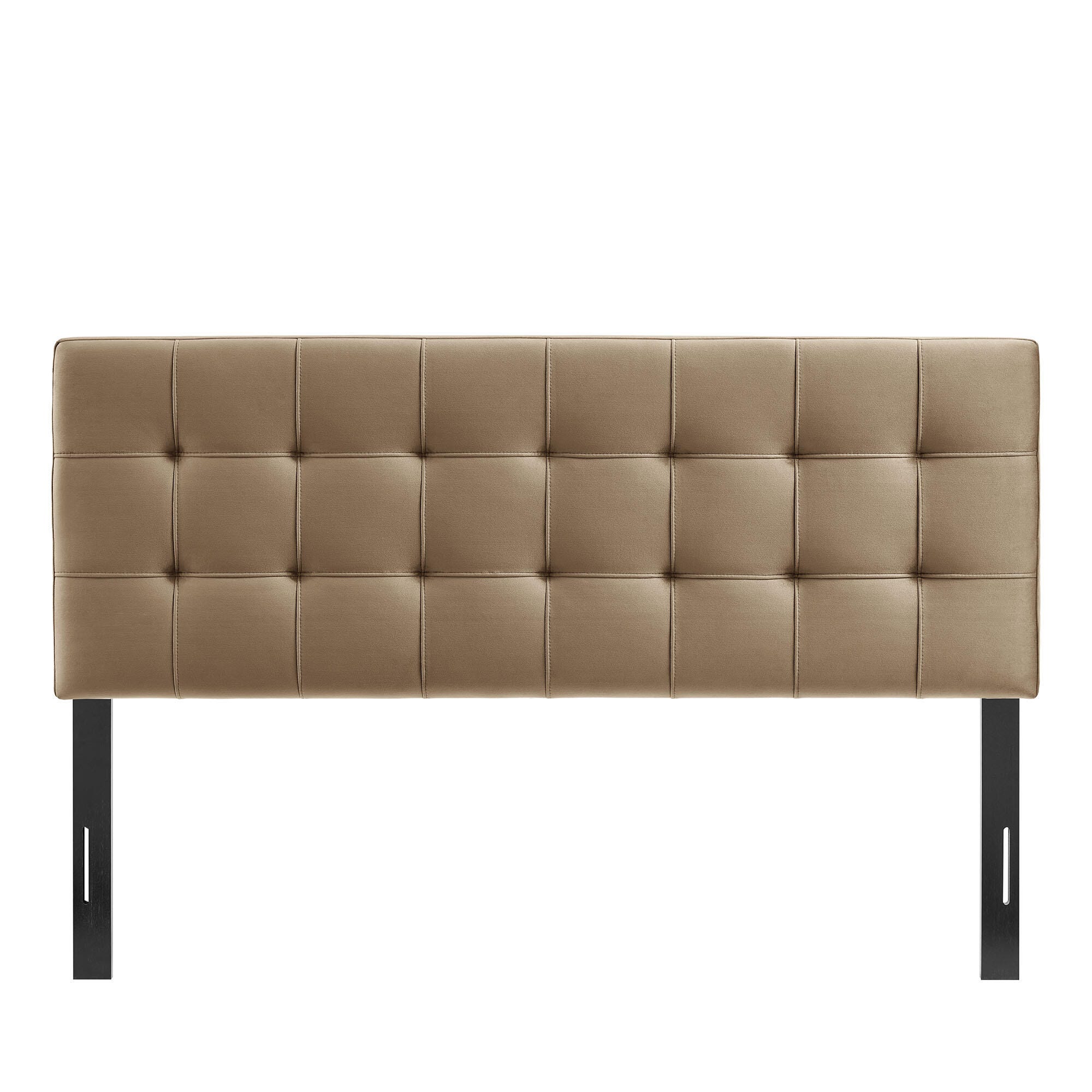 Modway Lily Queen Upholstered Headboard, Taupe, large