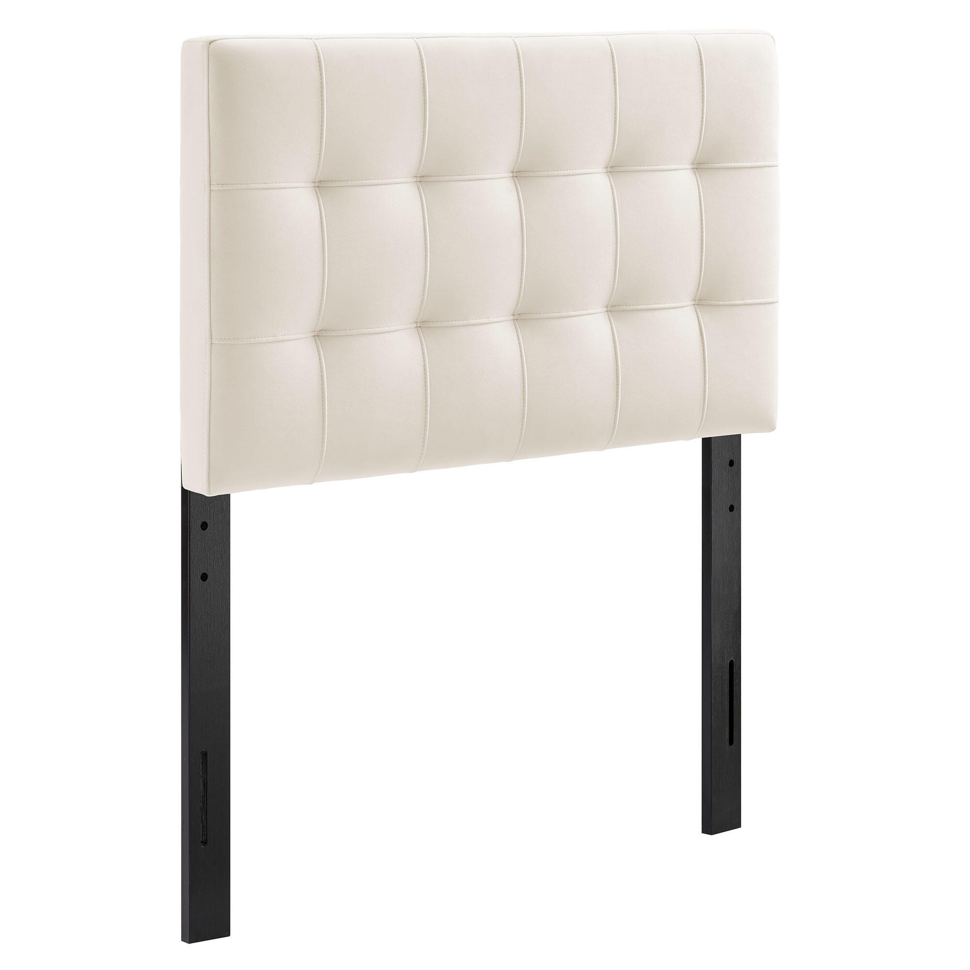 Modway Lily Twin Upholstered Heaboard, Alabaster, large