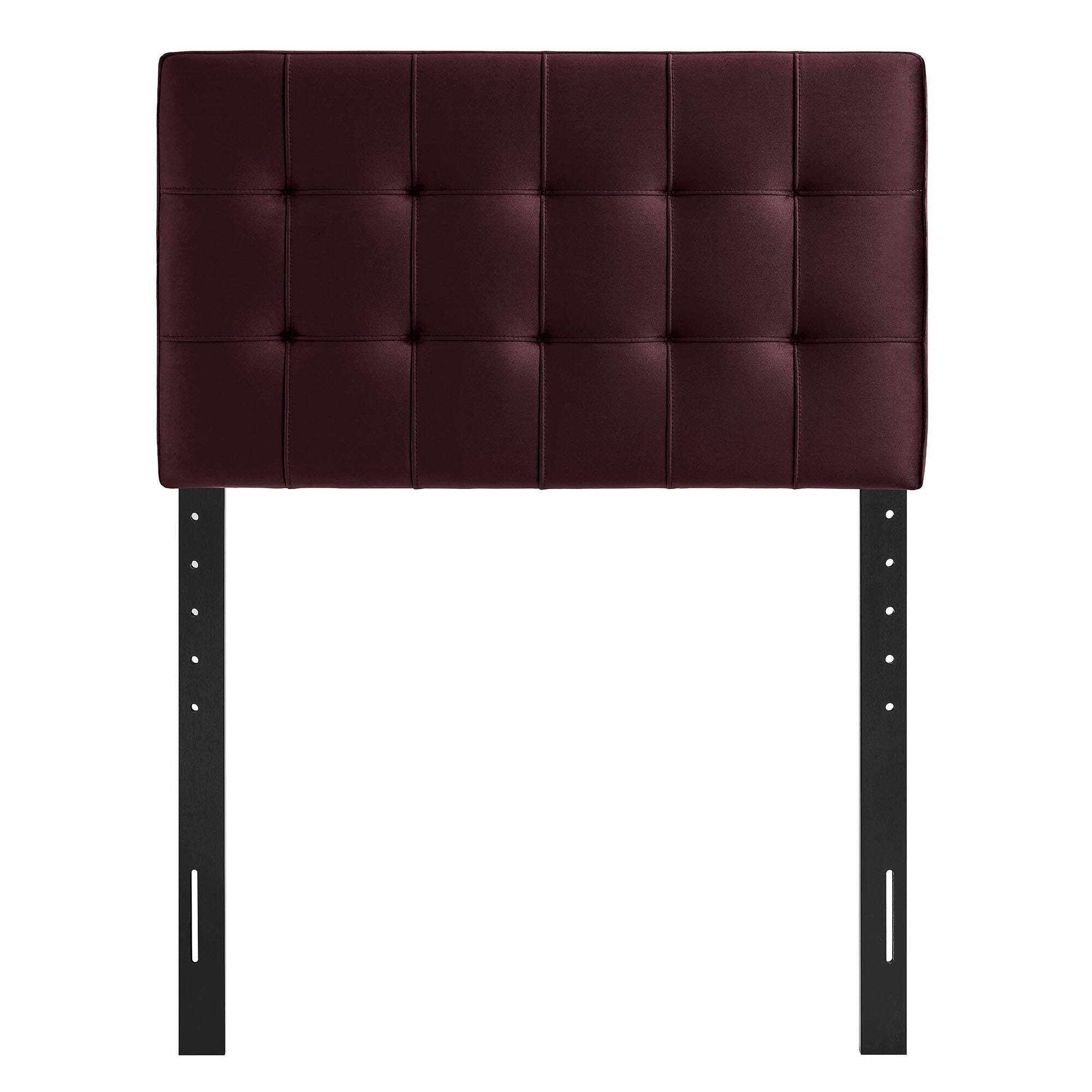 Modway Lily Twin Upholstered Heaboard, Mulberry, large
