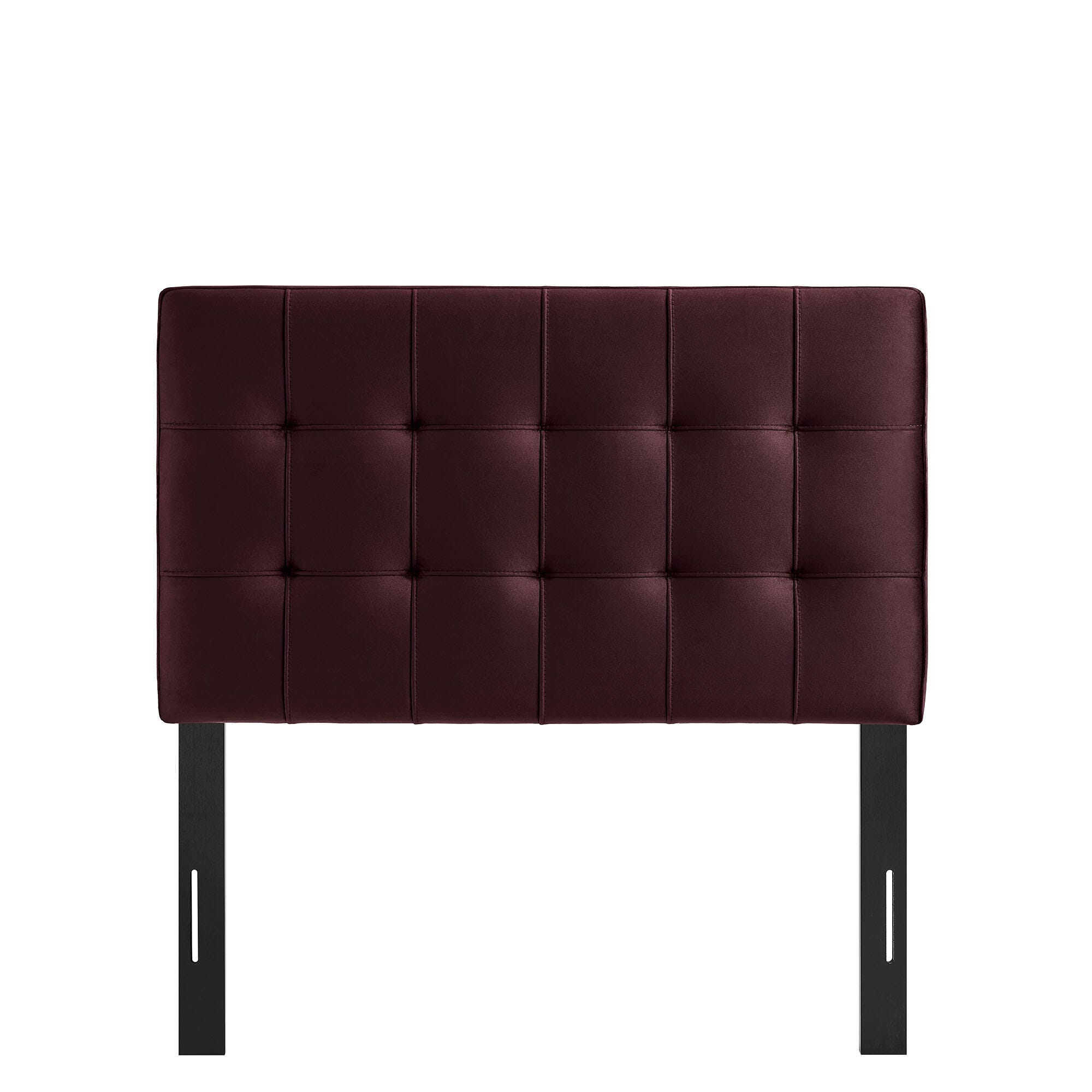 Modway Lily Twin Upholstered Heaboard, Mulberry, large