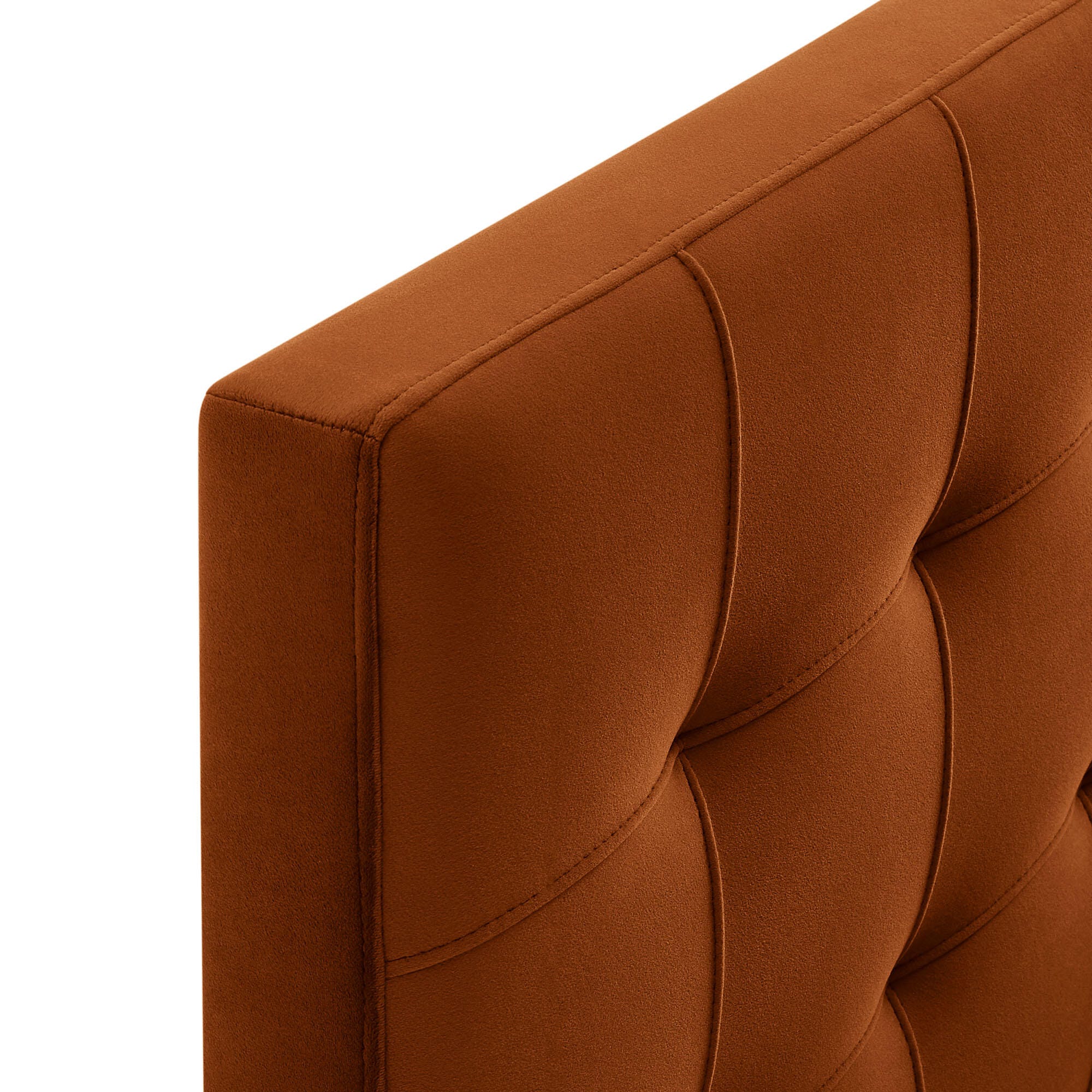 Modway Lily Full Upholstered Headboard, Rust, large