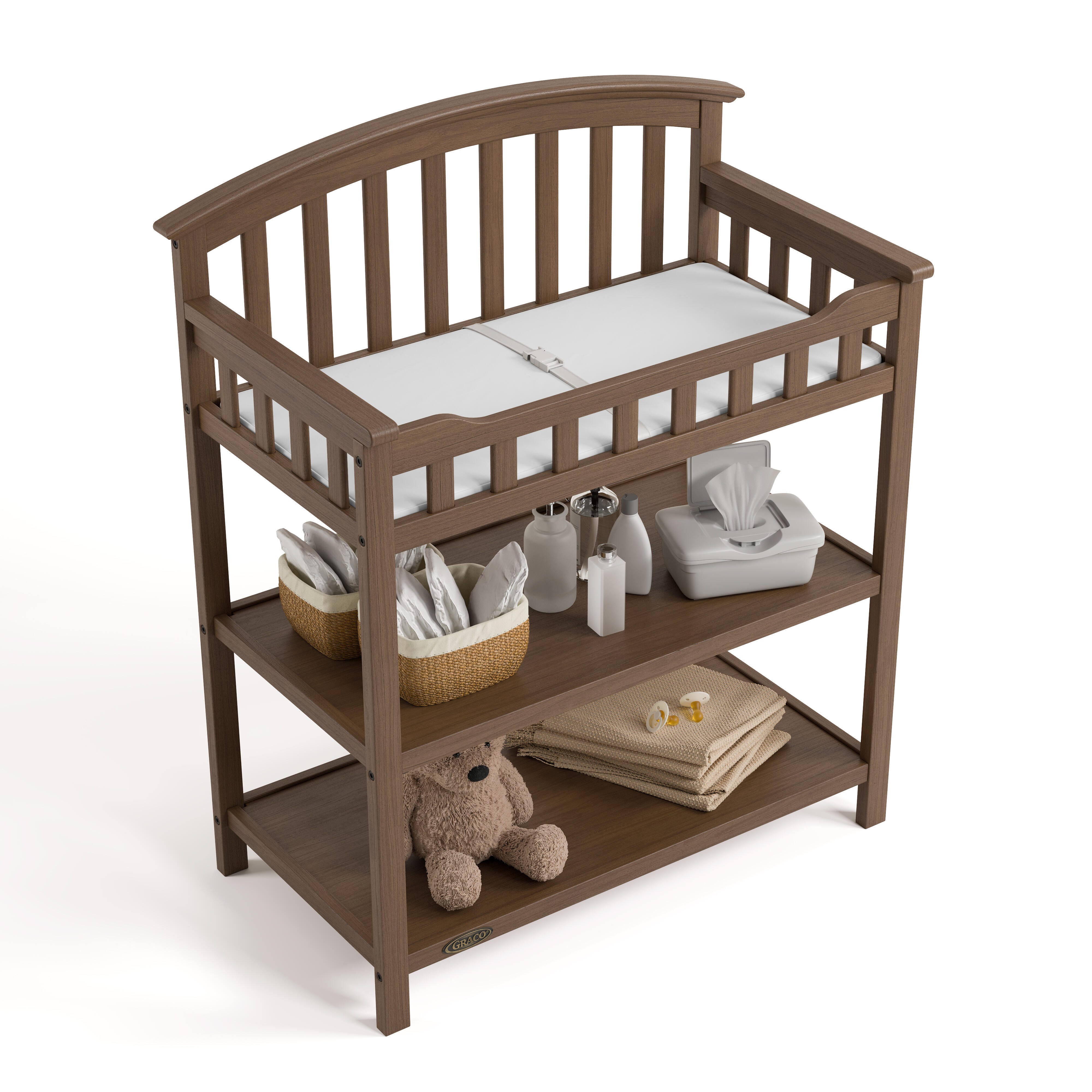 Graco Changing Table, Hazelnut, large