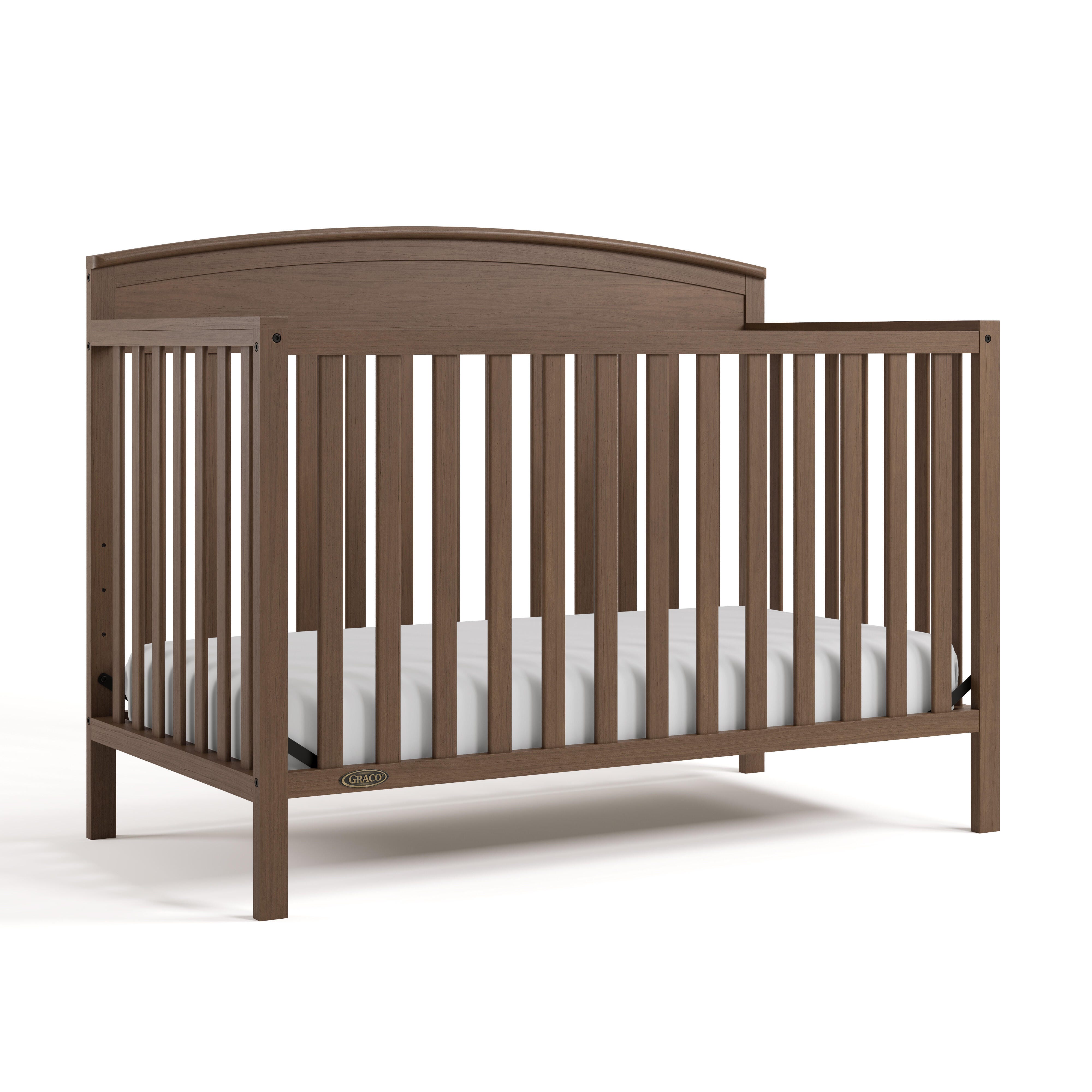 Graco Benton 5-in-1 Convertible Crib, Hazelnut, large