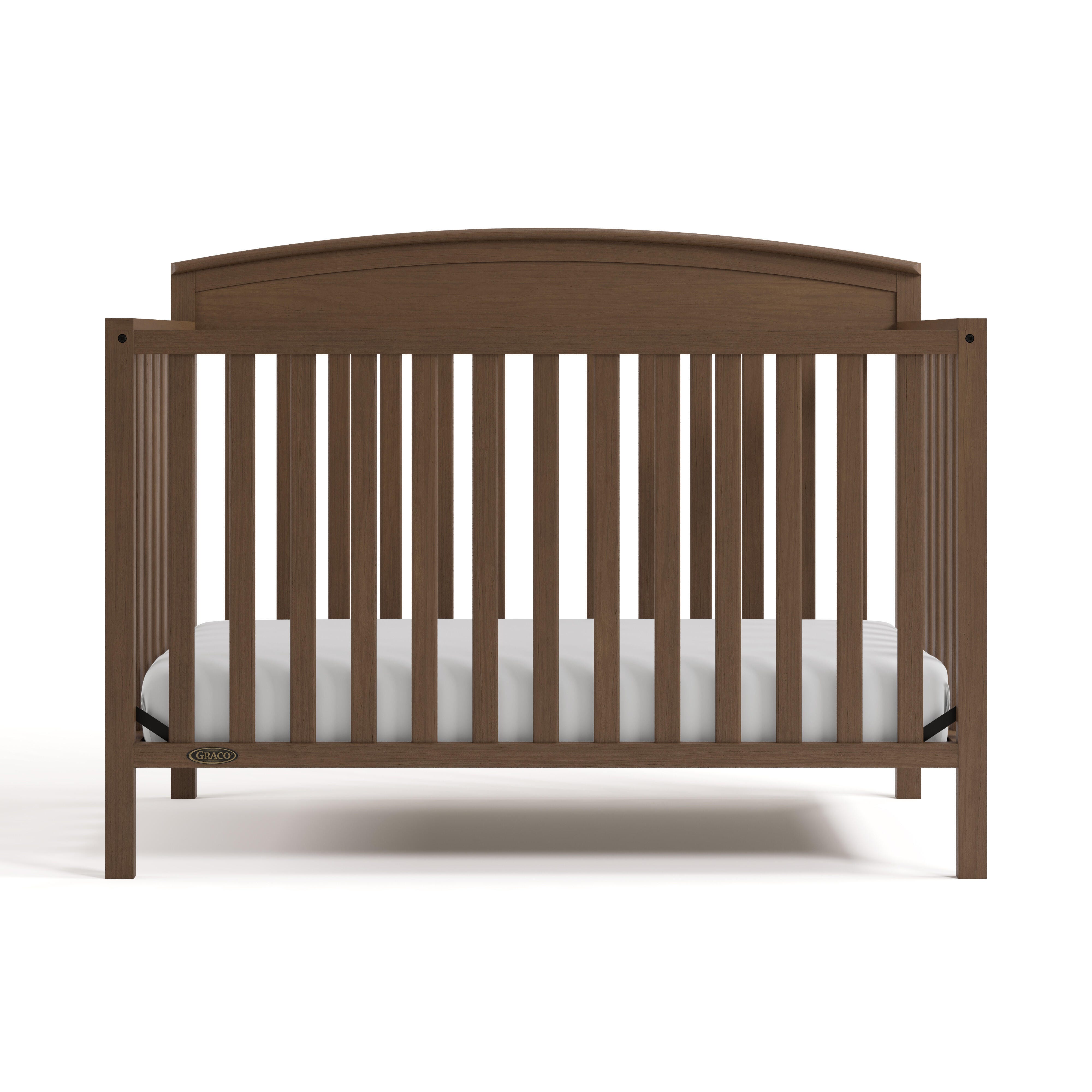Graco Benton 5-in-1 Convertible Crib, Hazelnut, large