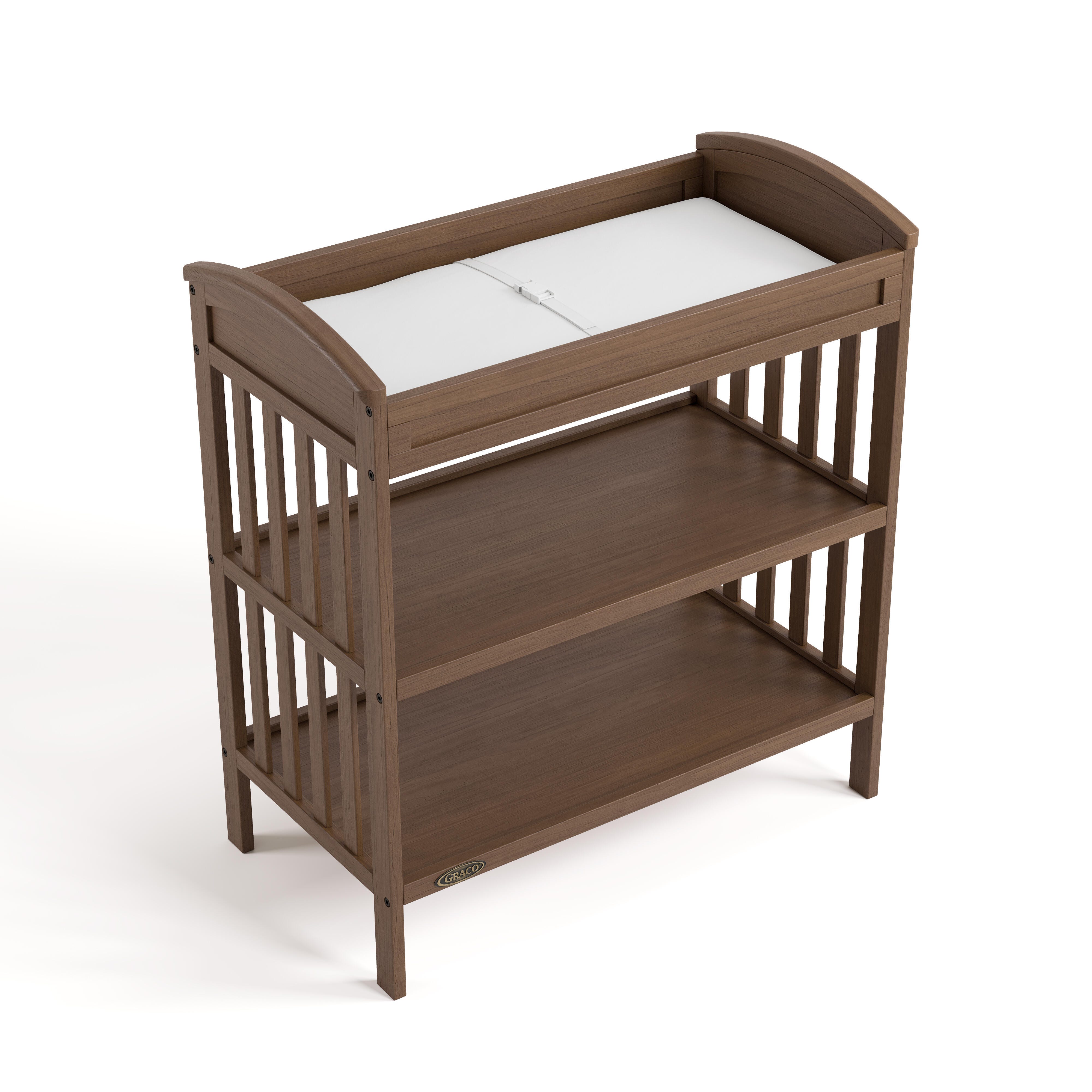 Graco Benton Changing Table, Hazelnut, large