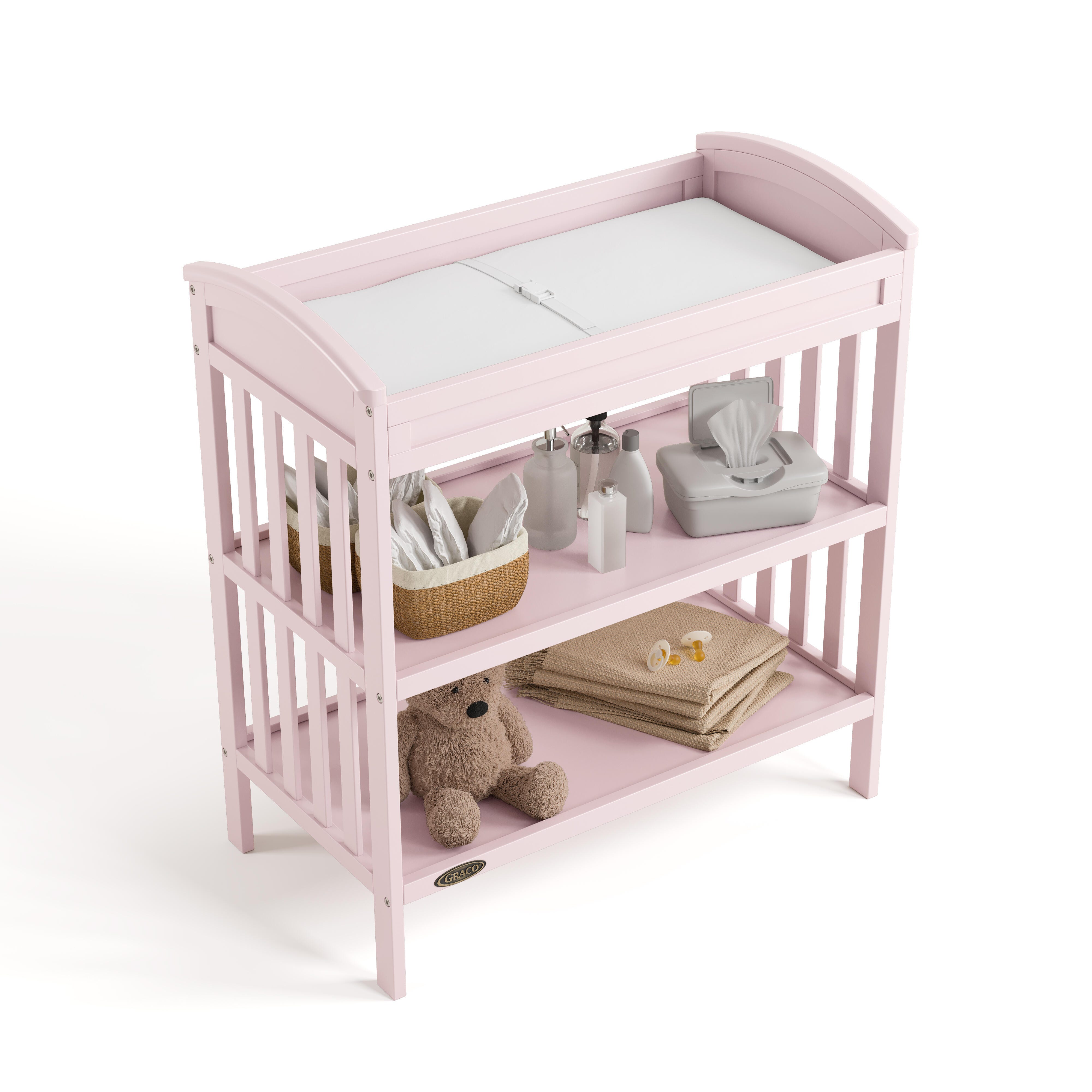 Graco Benton Changing Table, Blush, large