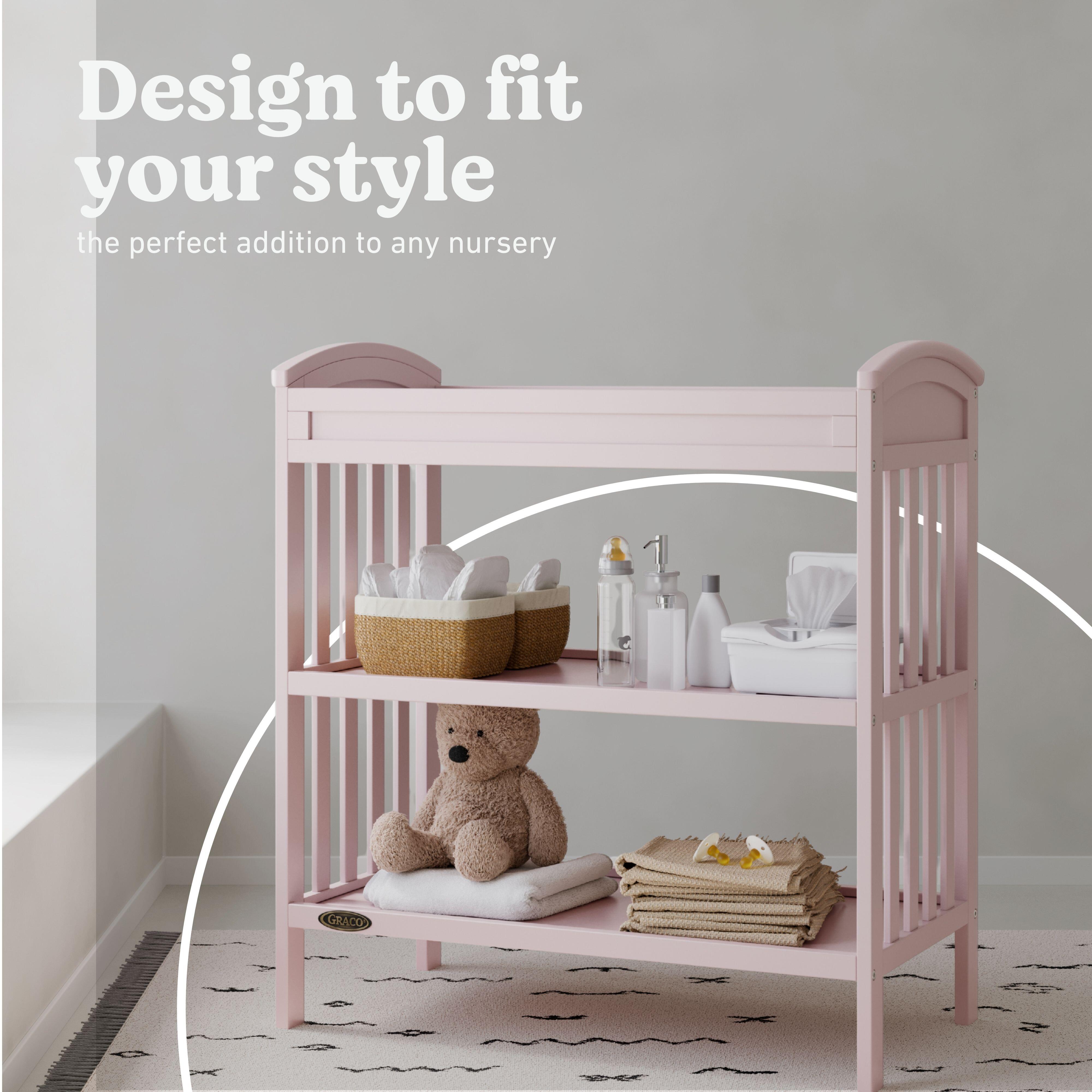 Graco Benton Changing Table, Blush, large