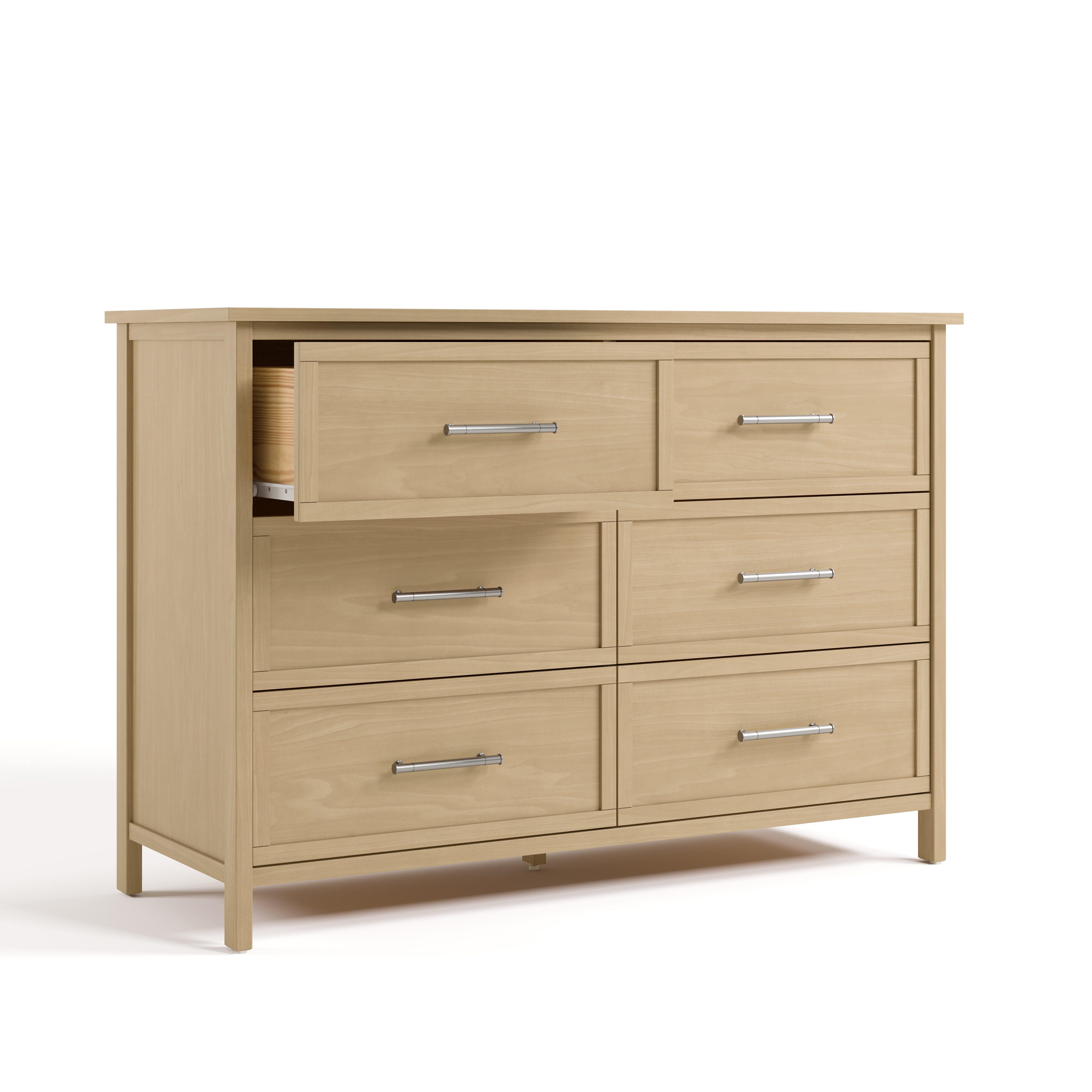 Graco Classic 6 Drawer Dresser, Driftwood, large