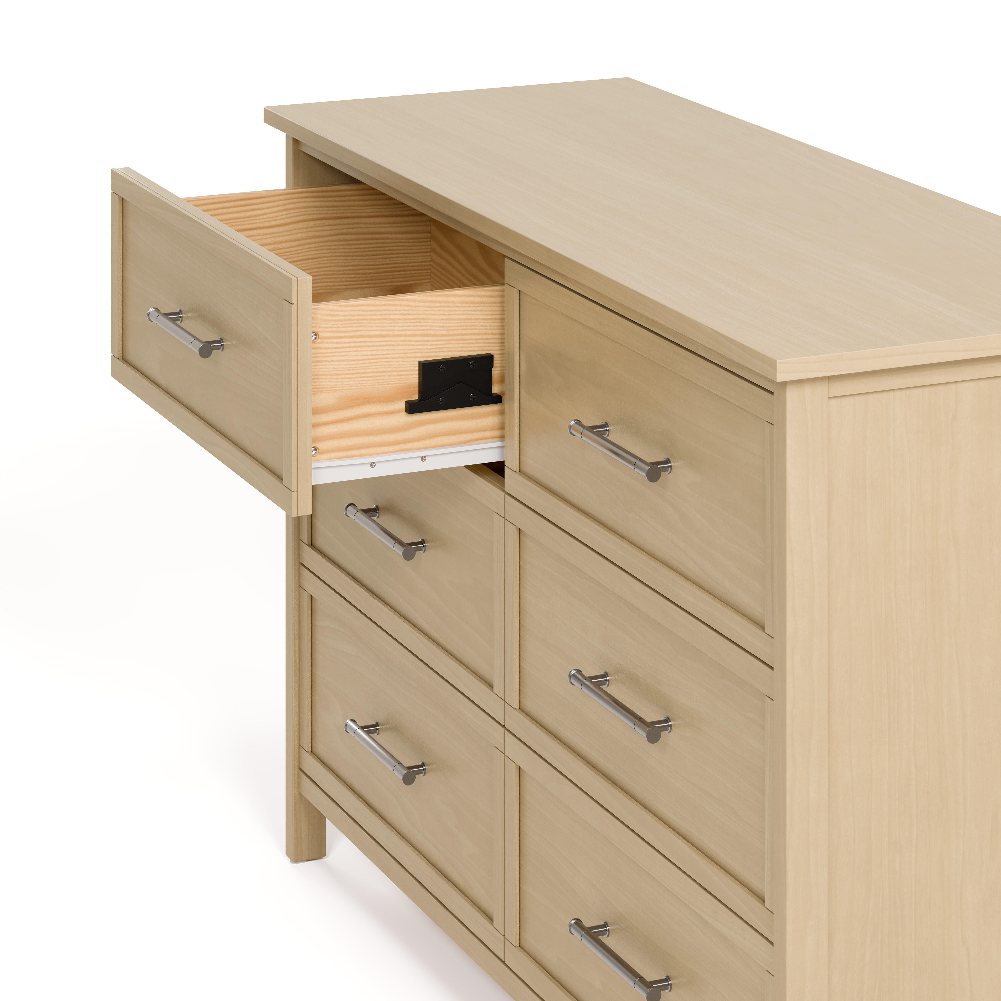 Graco Classic 6 Drawer Dresser, Driftwood, large
