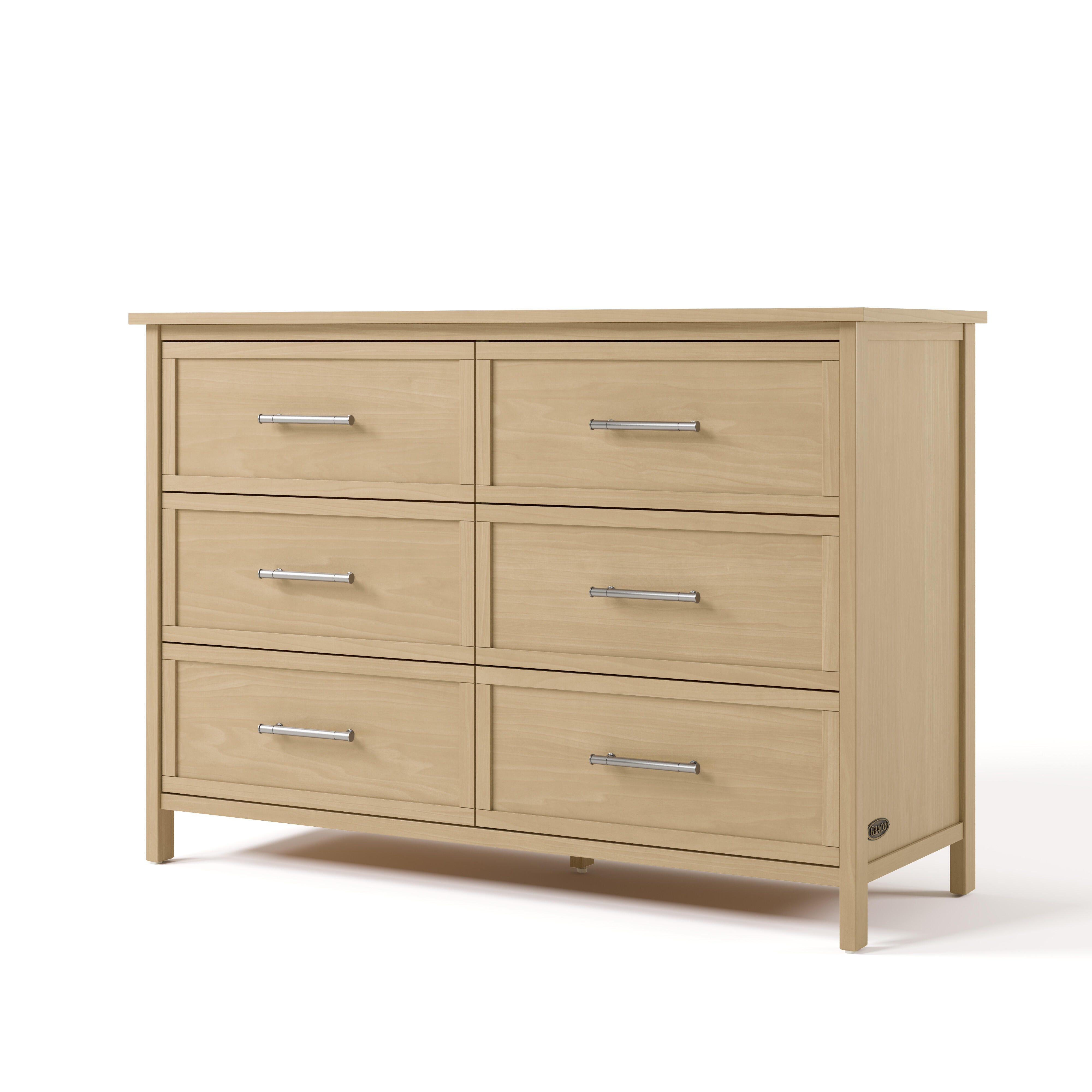 Graco Classic 6 Drawer Dresser, Driftwood, large