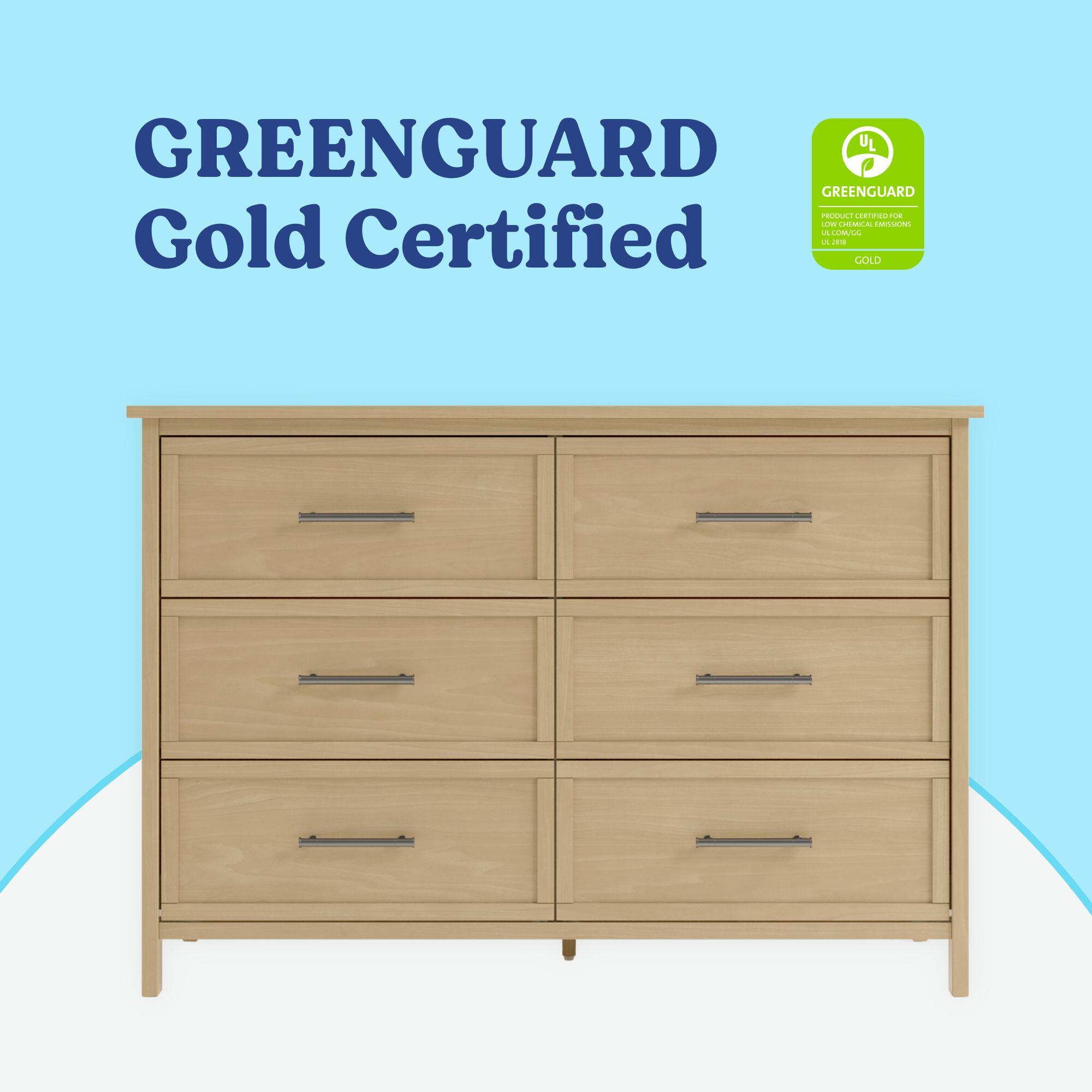 Graco Classic 6 Drawer Dresser, Driftwood, large