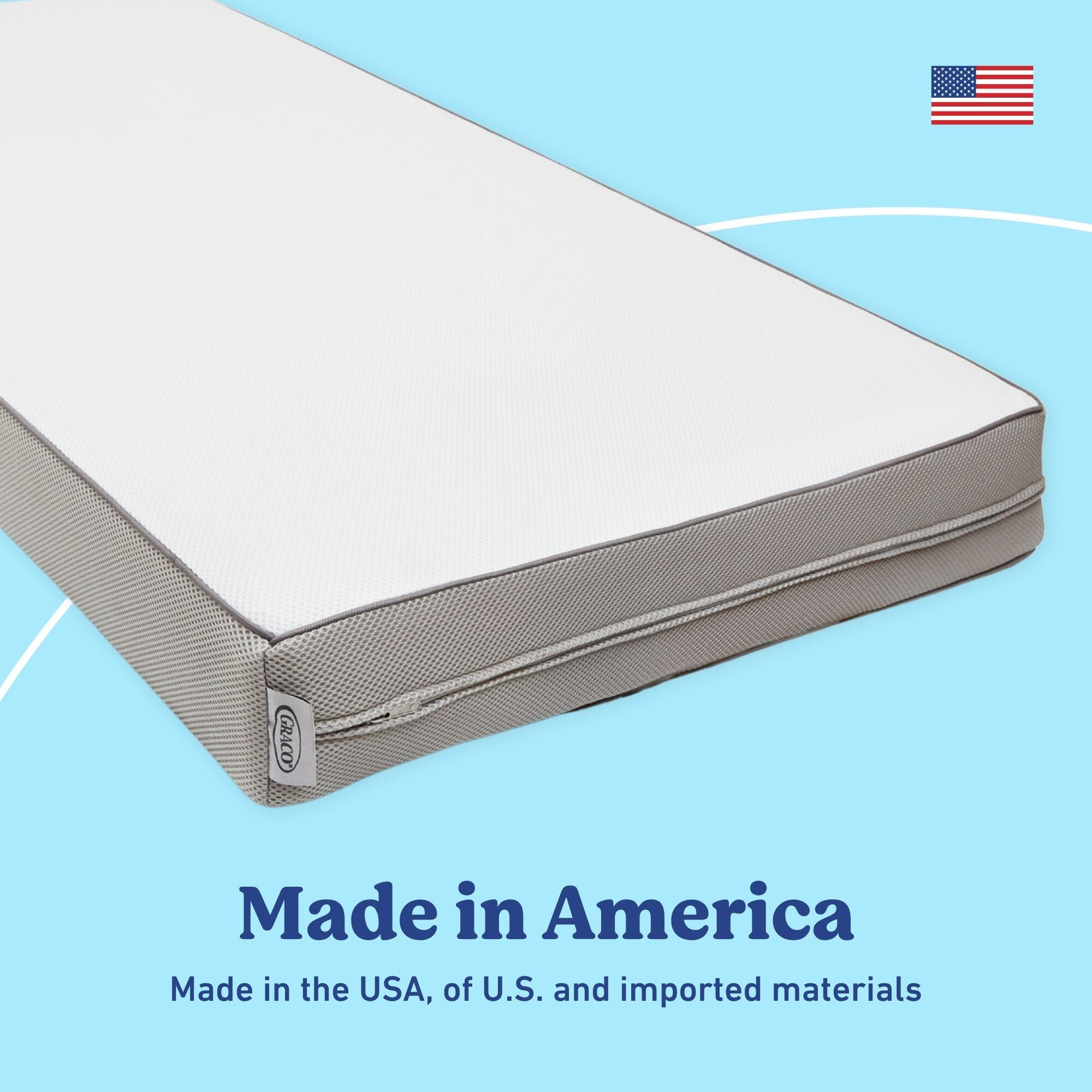 Graco Essentials Dual-Sided Crib and Toddler Mattress, , large