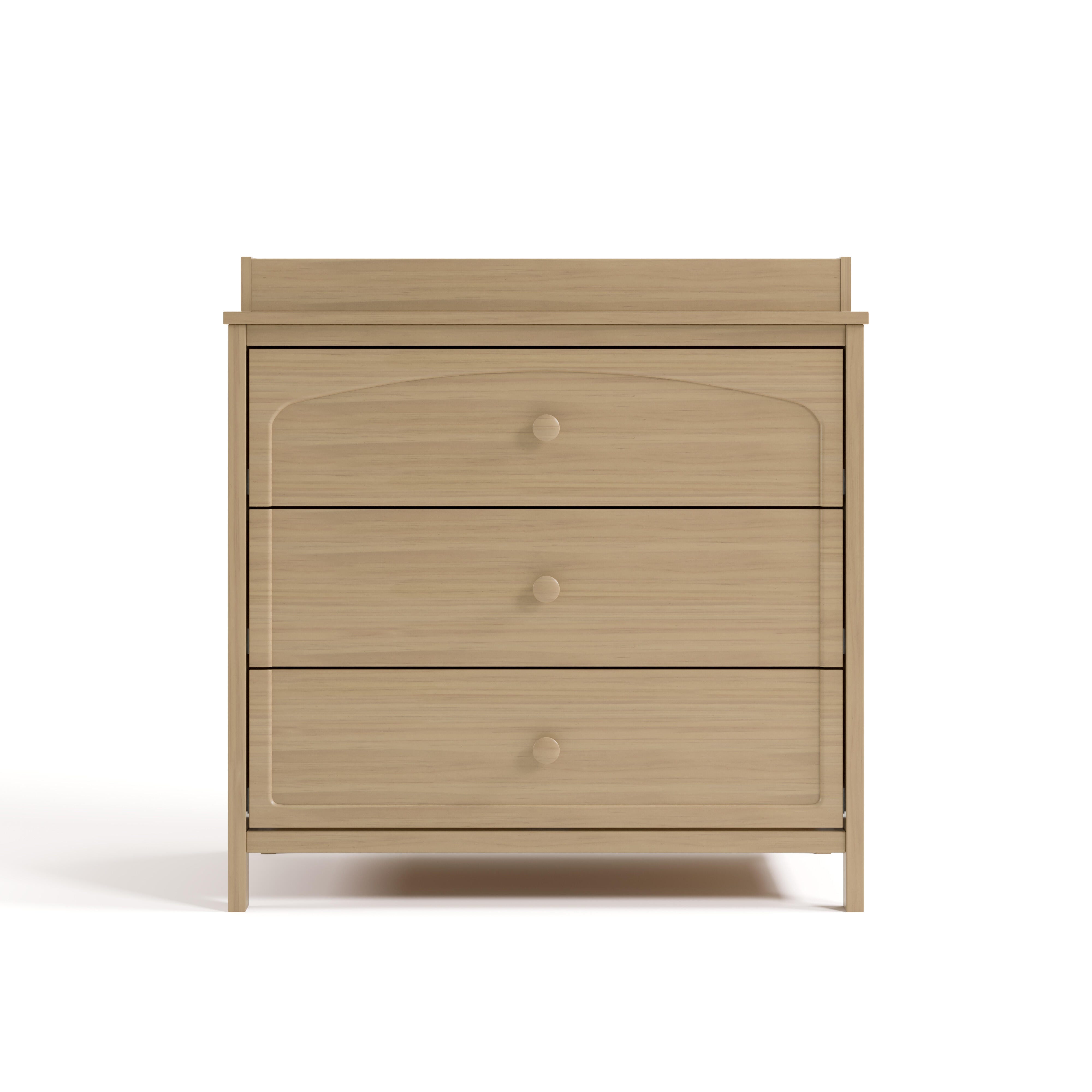 Graco Olivia 3 Drawer Chest with Changing Topper, Driftwood, large