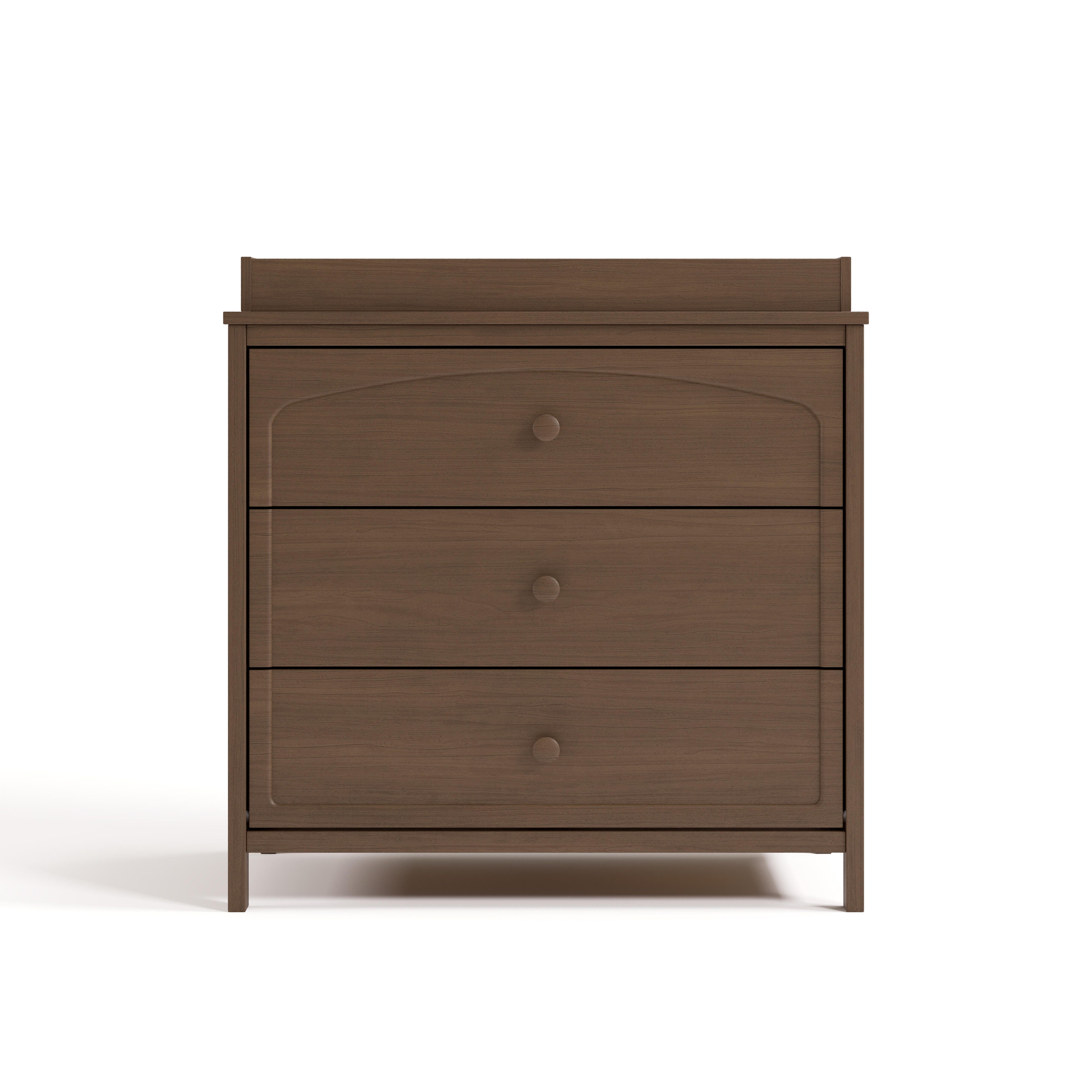 Graco Olivia 3 Drawer Chest with Changing Topper, Hazelnut, large