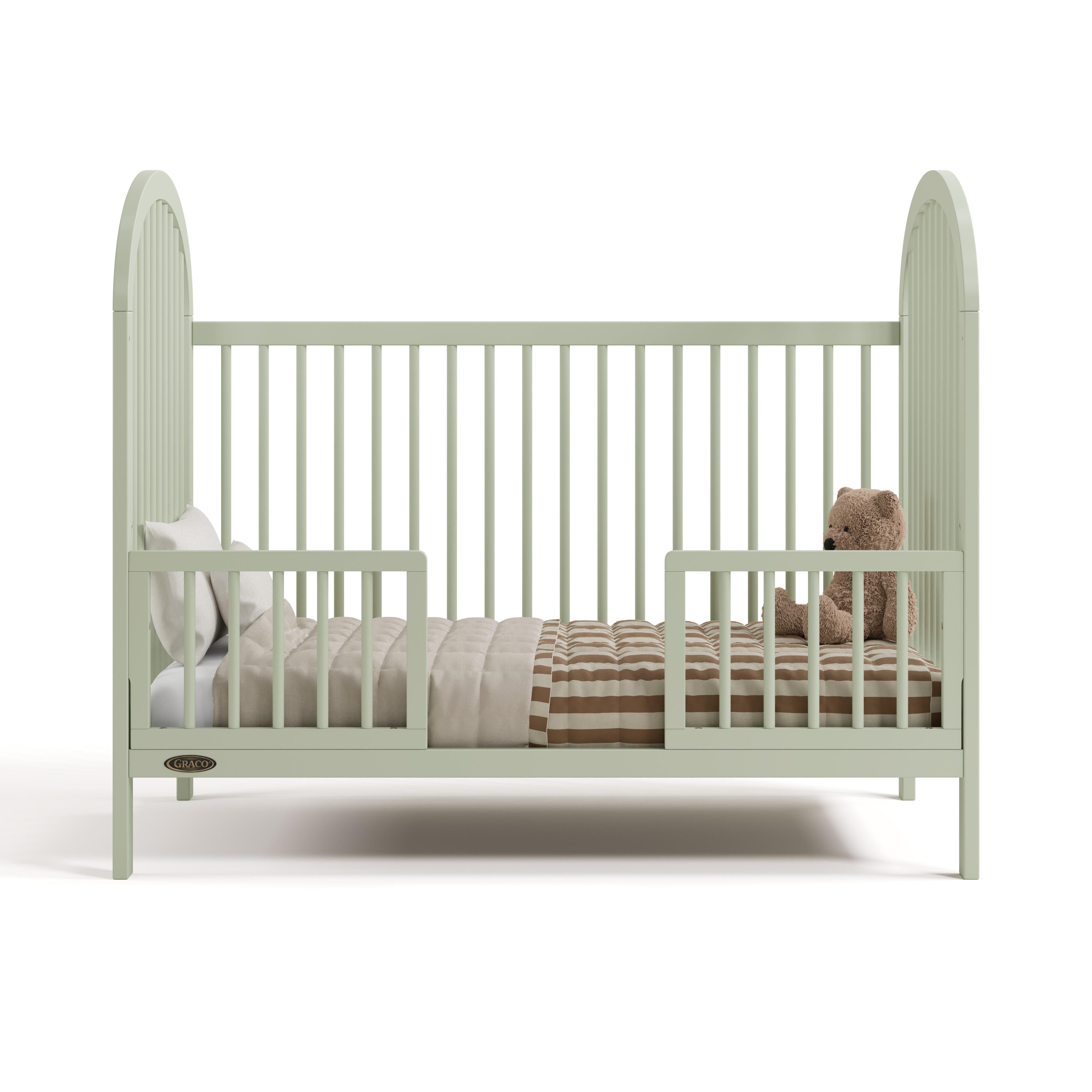 Graco Olivia 3-in-1 Convertible Crib, Sage, large