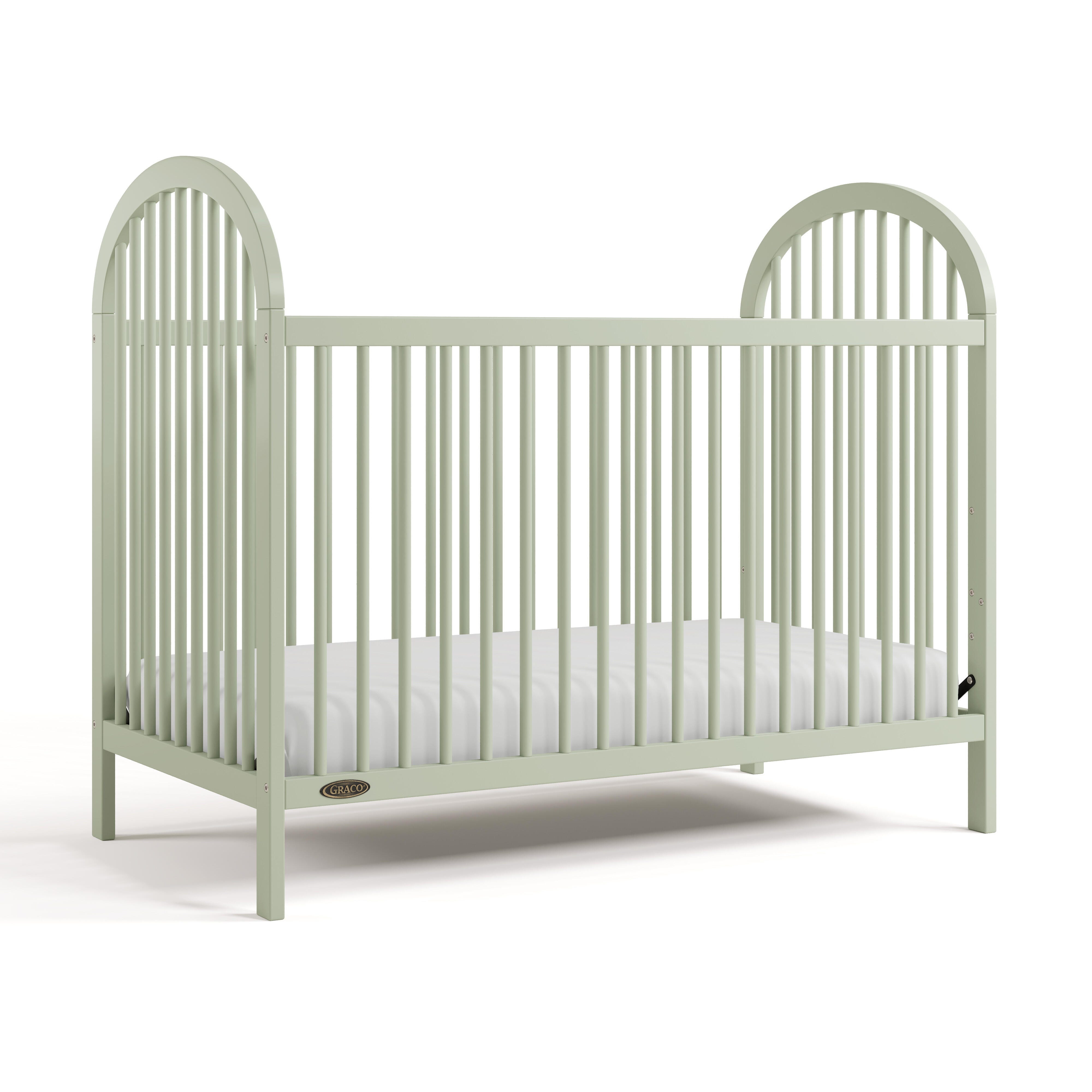 Graco Olivia 3-in-1 Convertible Crib, Sage, large
