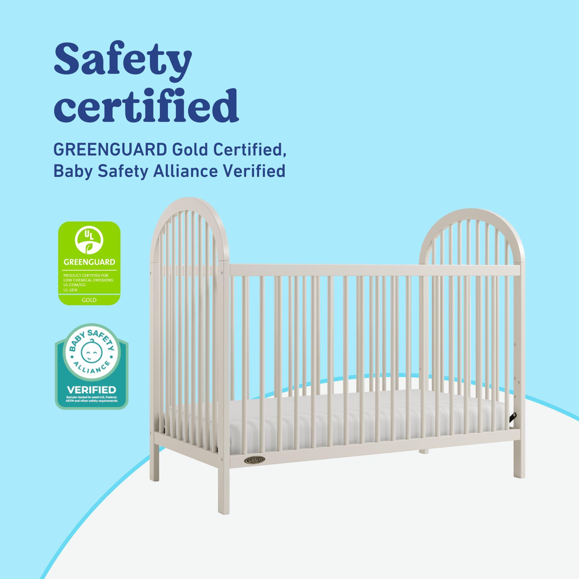 Graco Olivia 3-in-1 Convertible Crib, Frosted Oat, large