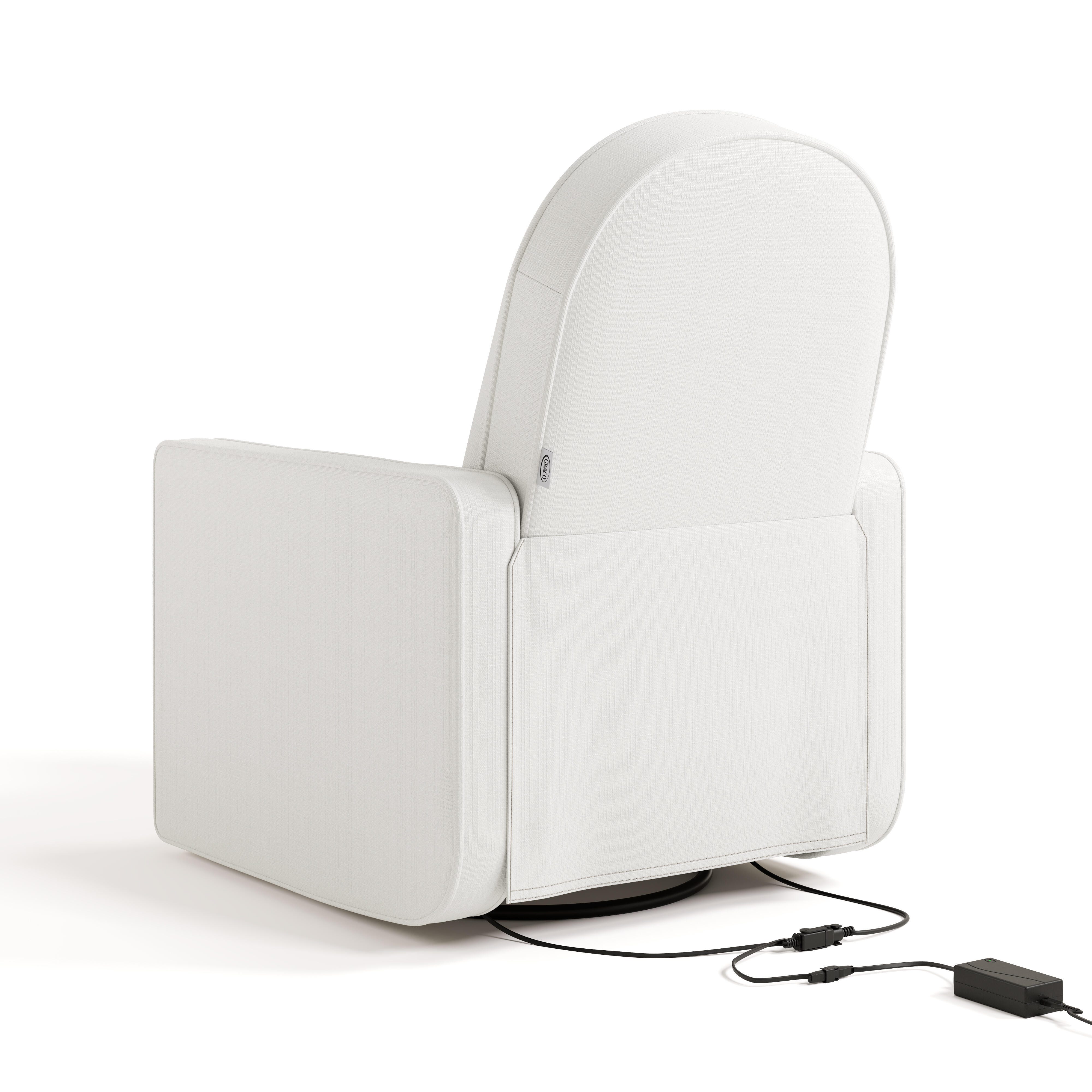 Graco Olivia Power Swivel Glider Recliner, Ivory, large