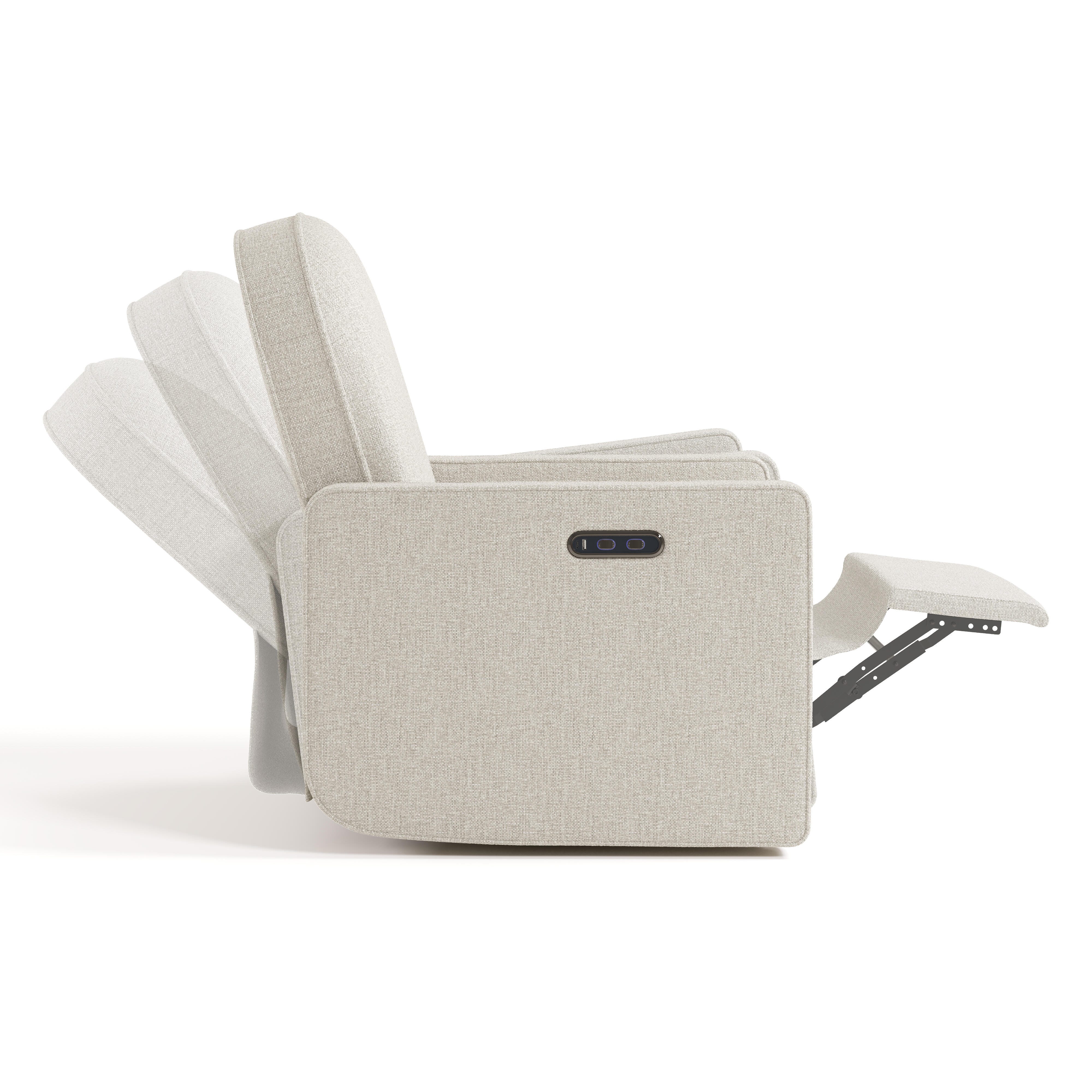 Graco Olivia Power Swivel Glider Recliner, Beige, large