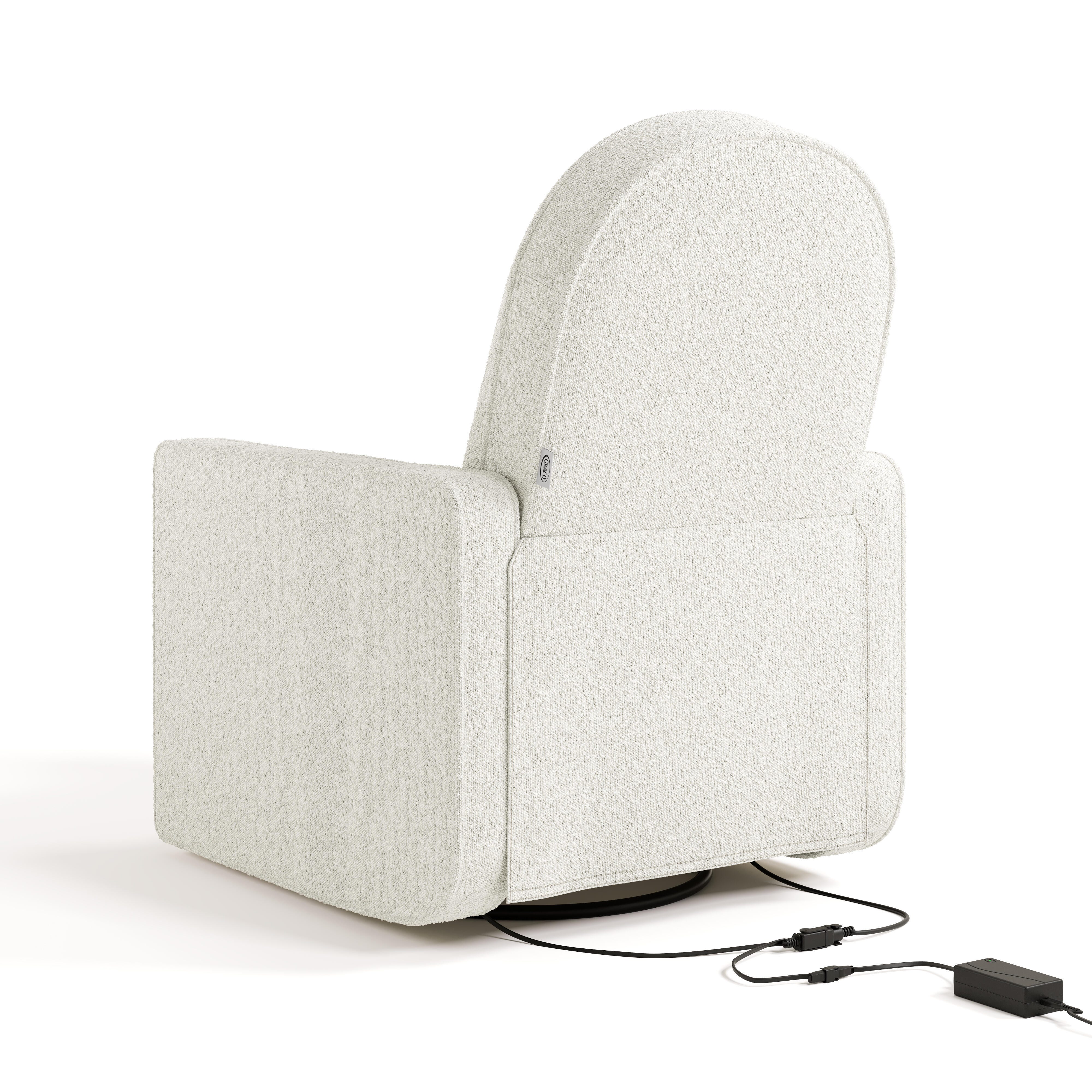 Graco Olivia Solid Power Swivel Glider Recliner, , large