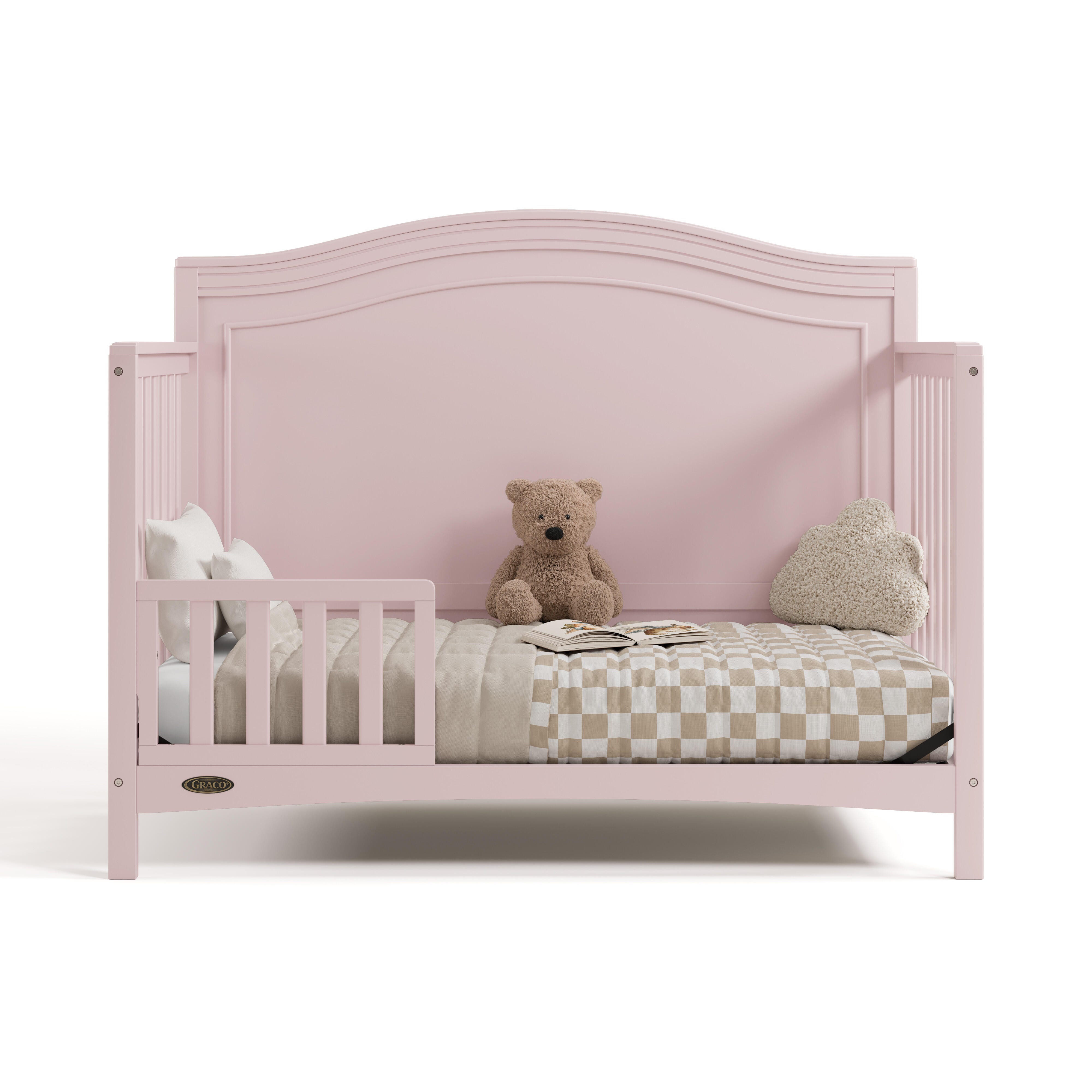 Graco Paris 4-in-1 Convertible Crib, Blush, large