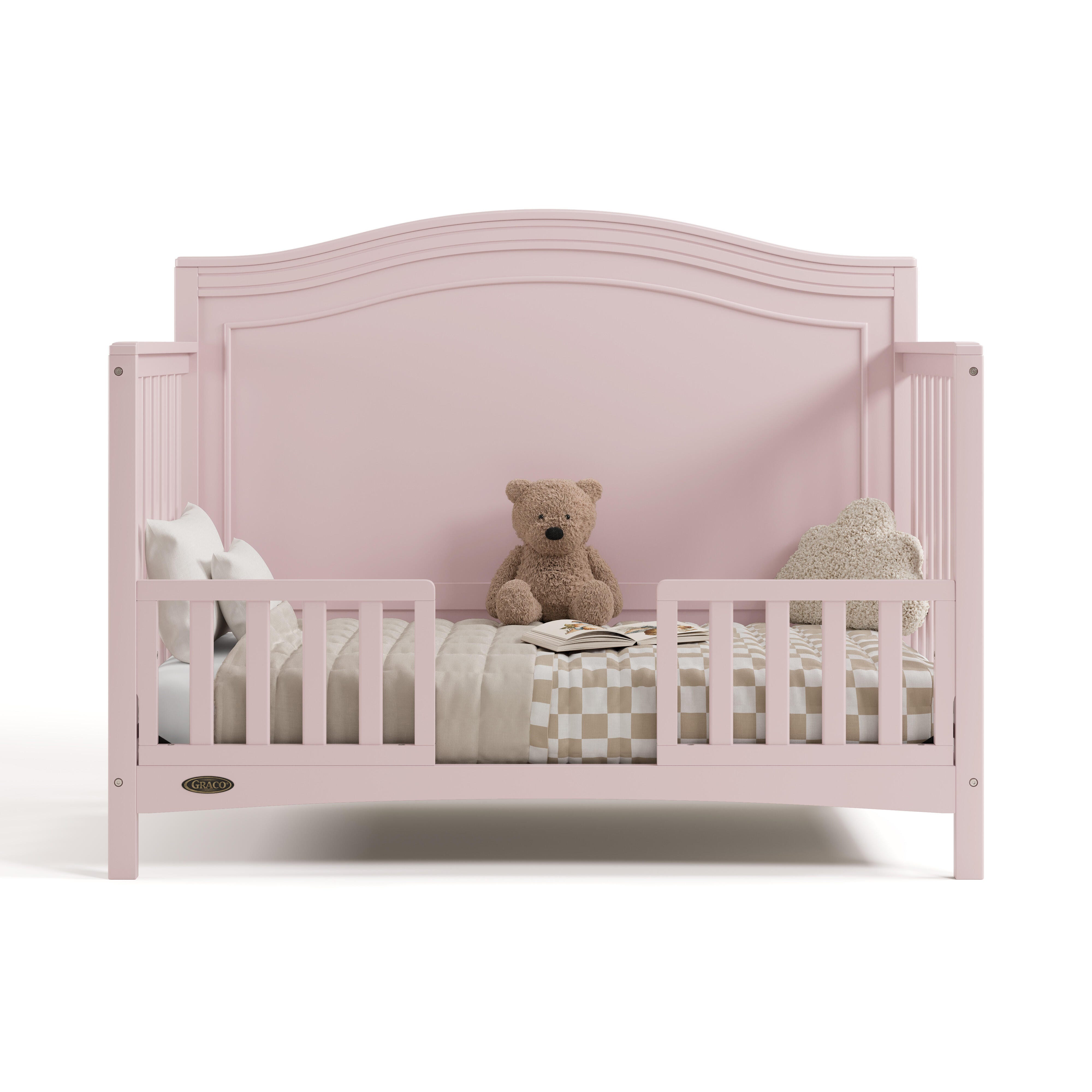 Graco Paris 4-in-1 Convertible Crib, Blush, large