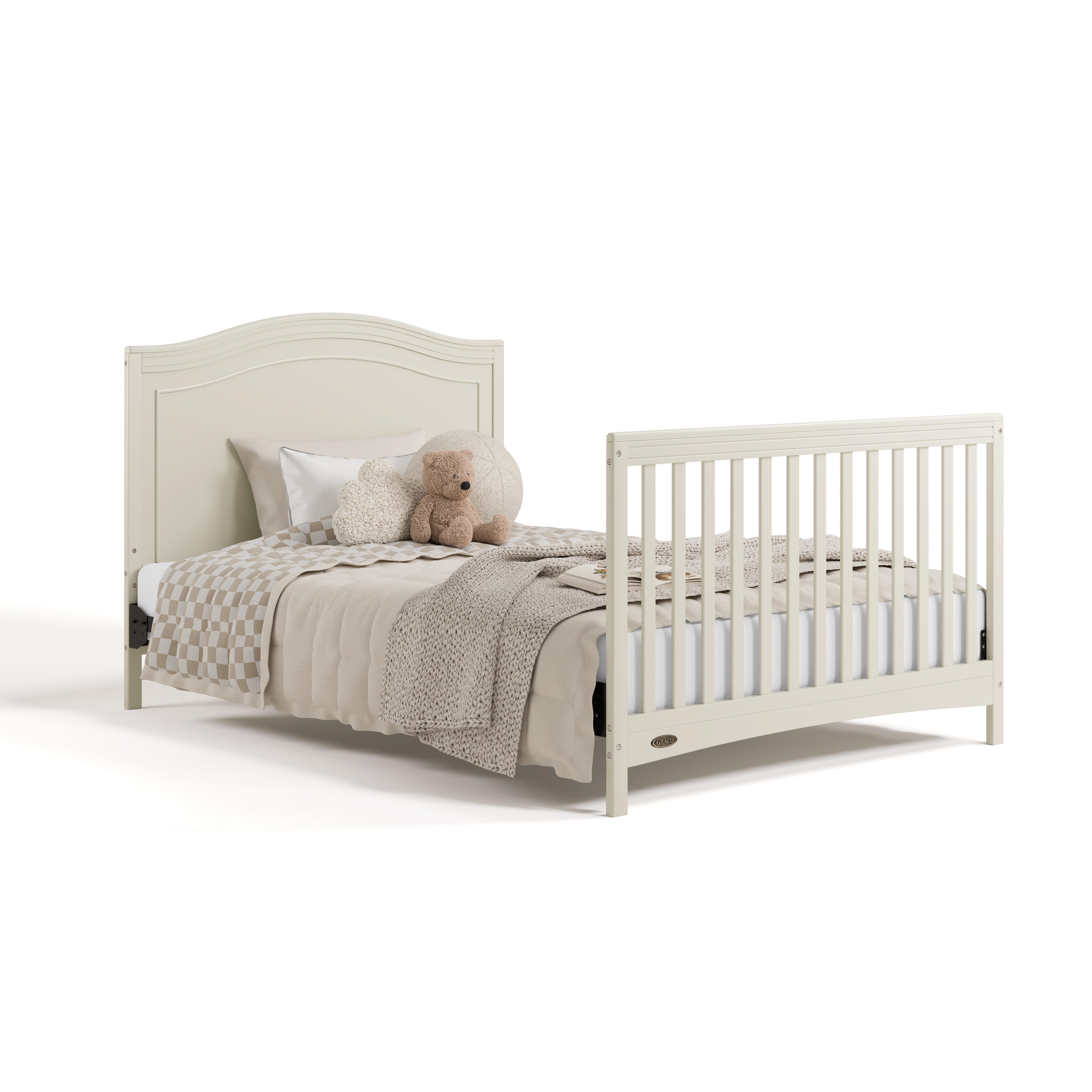 Graco Paris 4-in-1 Convertible Crib, Frosted Oat, large