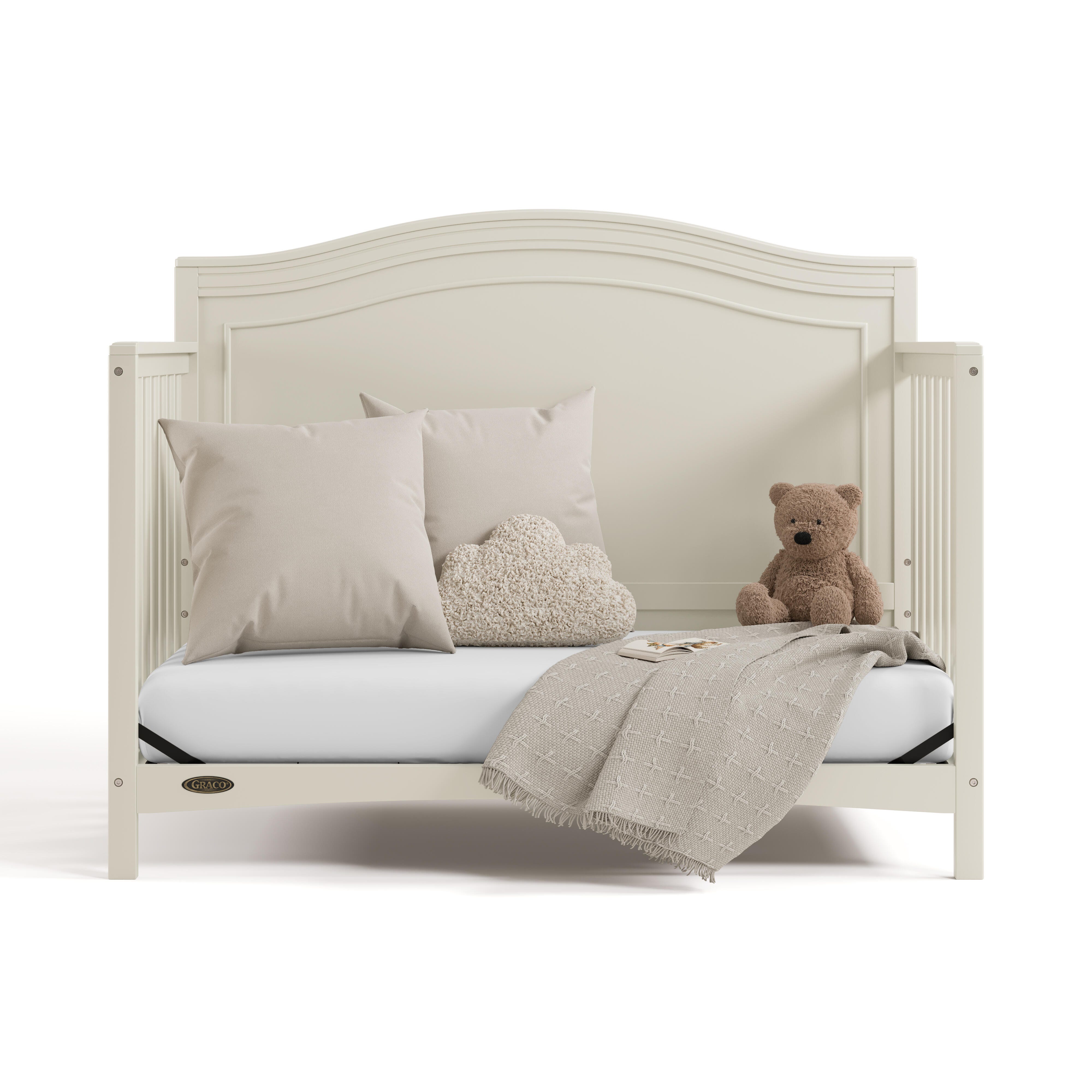 Graco Paris 4-in-1 Convertible Crib, Frosted Oat, large