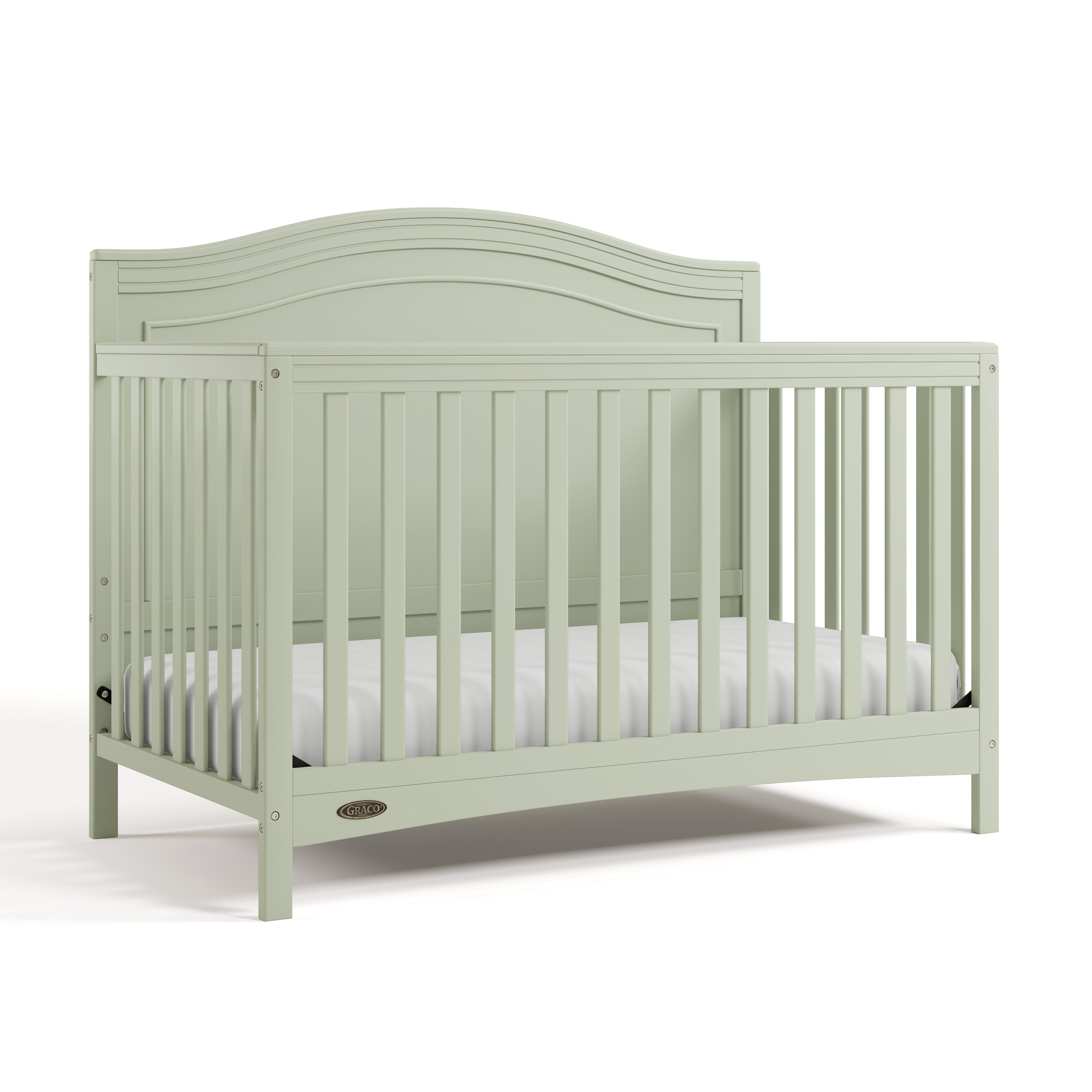 Graco Paris 4-in-1 Convertible Crib, Sage, large