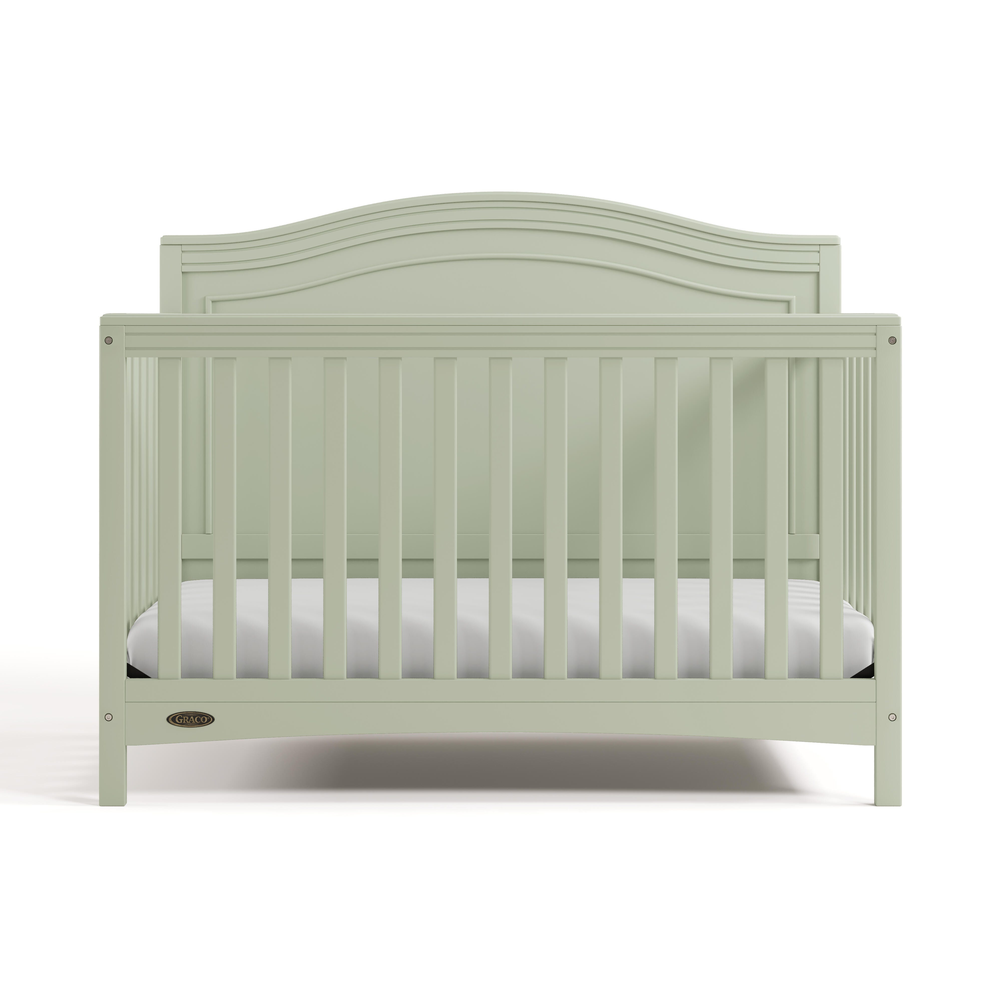 Graco Paris 4-in-1 Convertible Crib, Sage, large