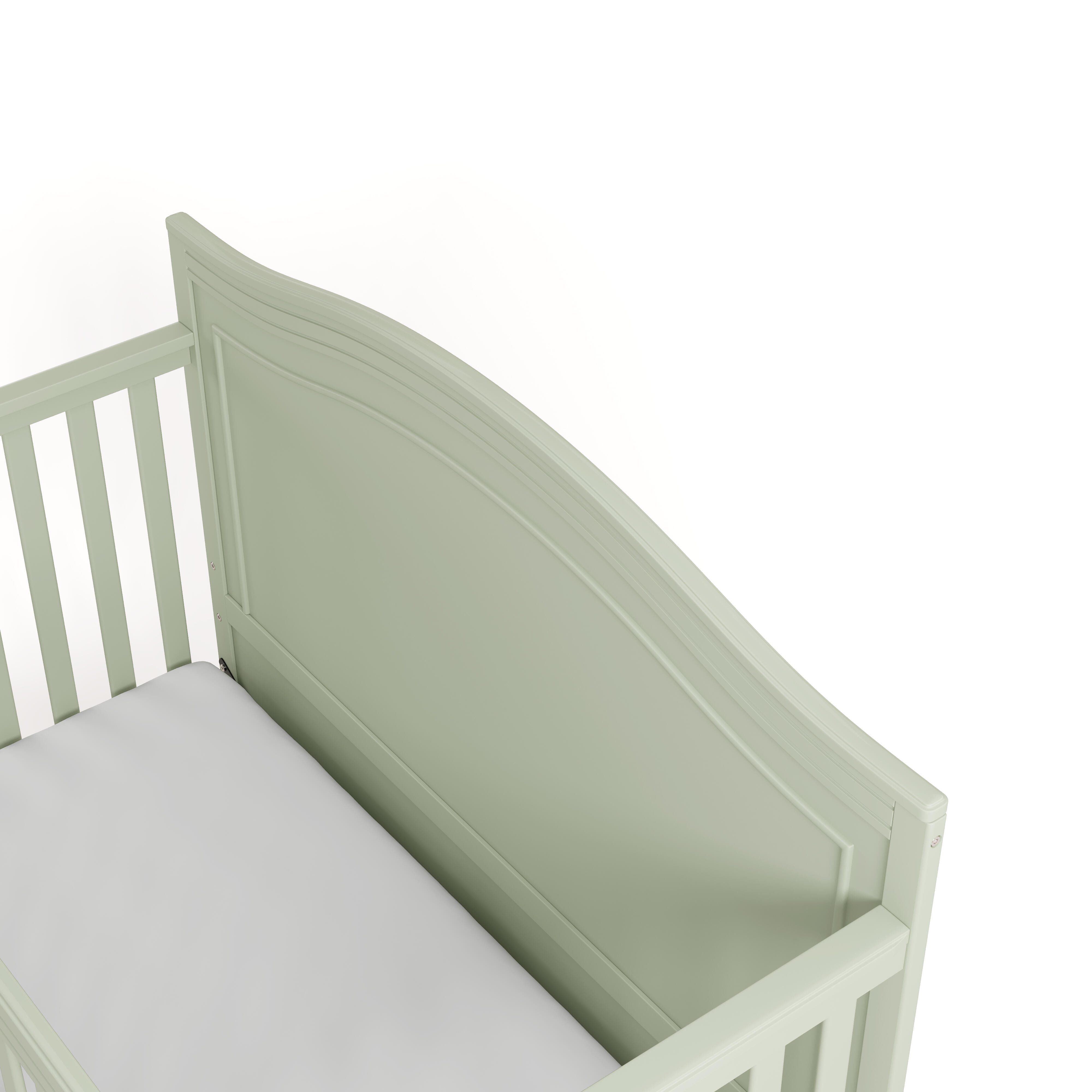 Graco Paris 4-in-1 Convertible Crib, Sage, large