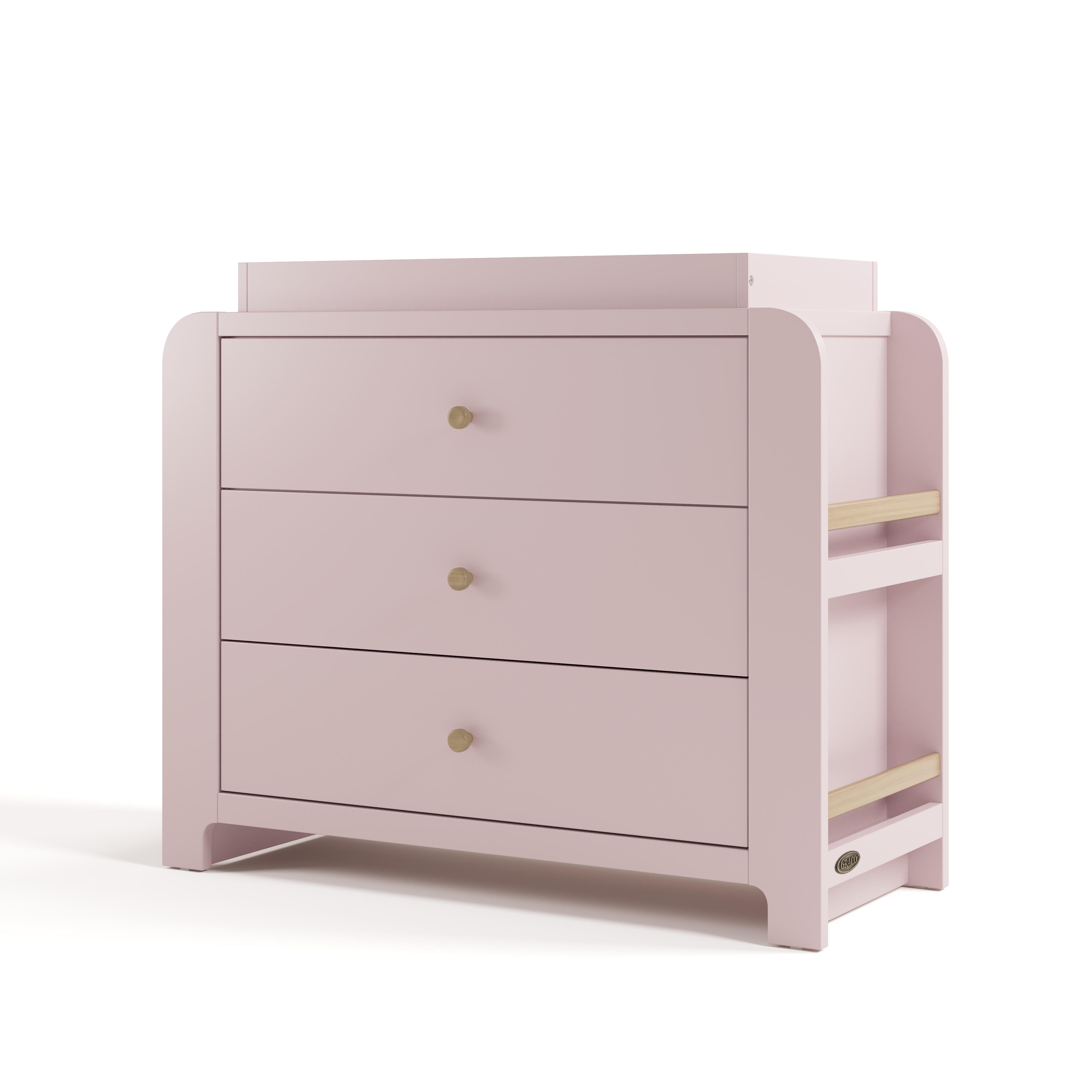 Graco Read-with-Me 3 Drawer Chest with Bookshelves and Changing Topper