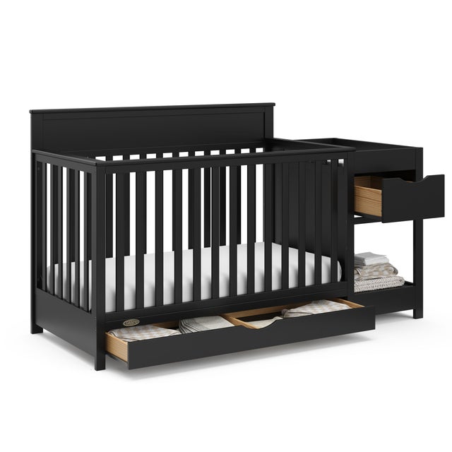 Graco Shiloh 5-in-1 Convertible Crib and Changer With Storage Drawer