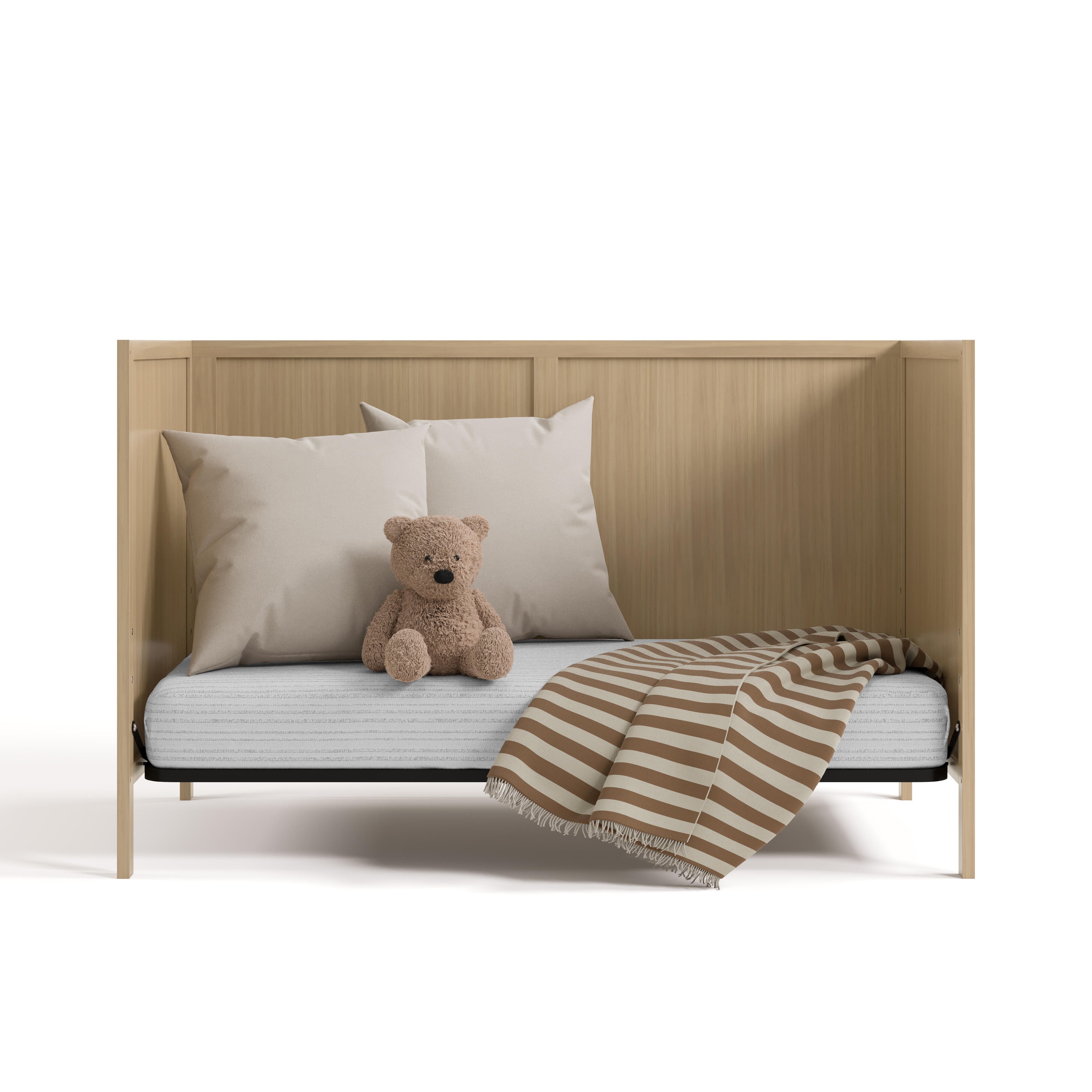 Graco Theo 3-in-1 Convertible Crib, Driftwood, large