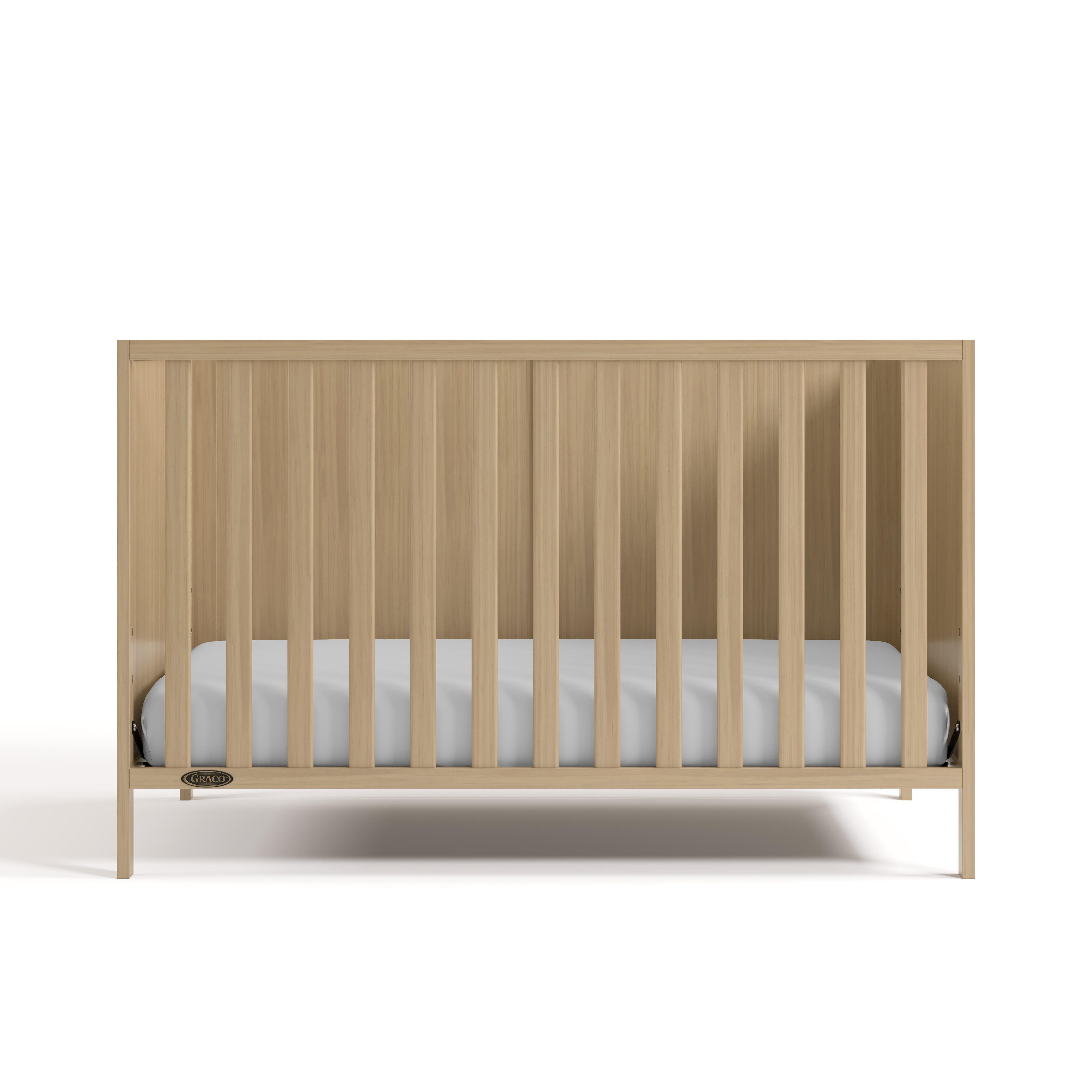 Graco Theo 3-in-1 Convertible Crib, Driftwood, large