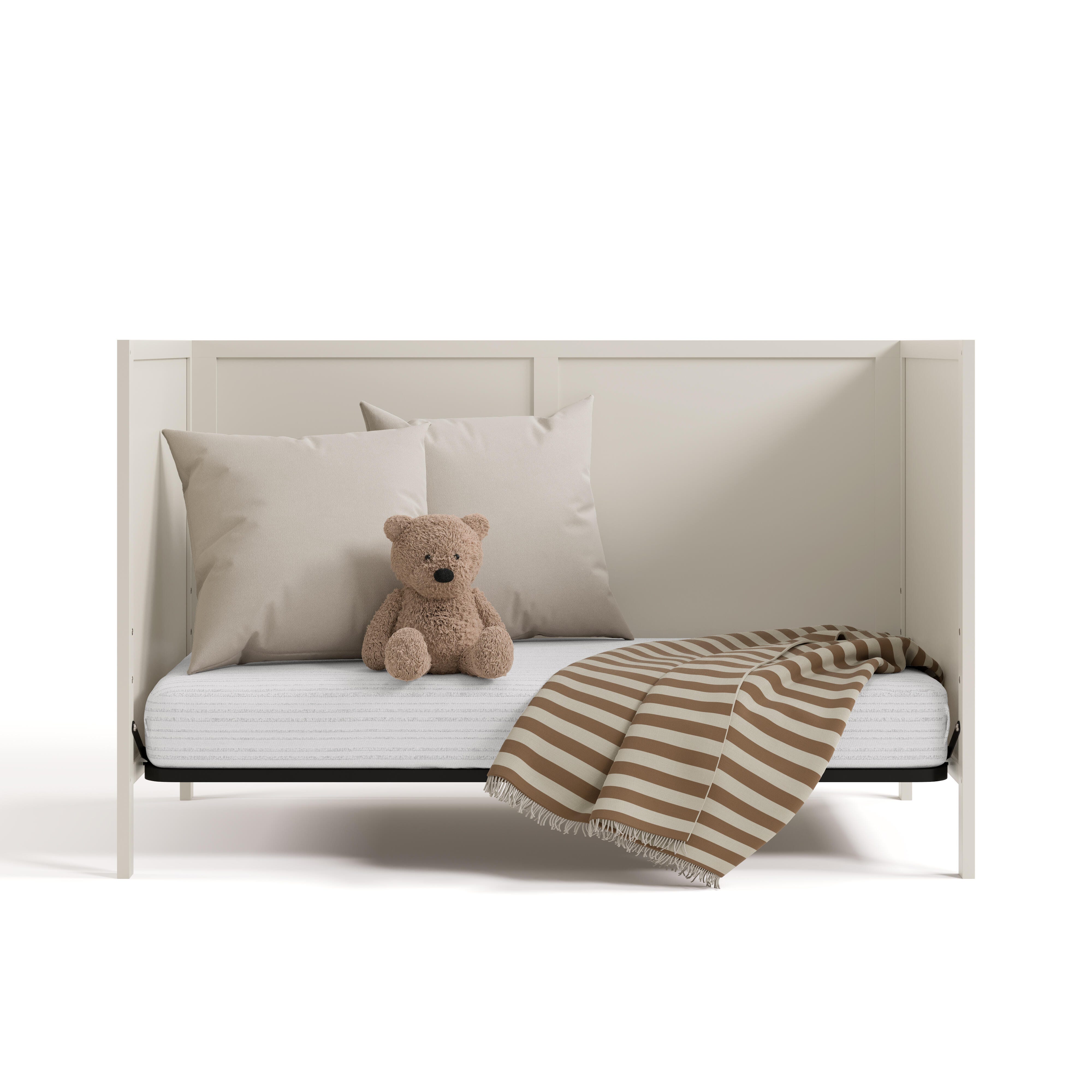 Graco Theo 3-in-1 Convertible Crib, Frosted Oat, large
