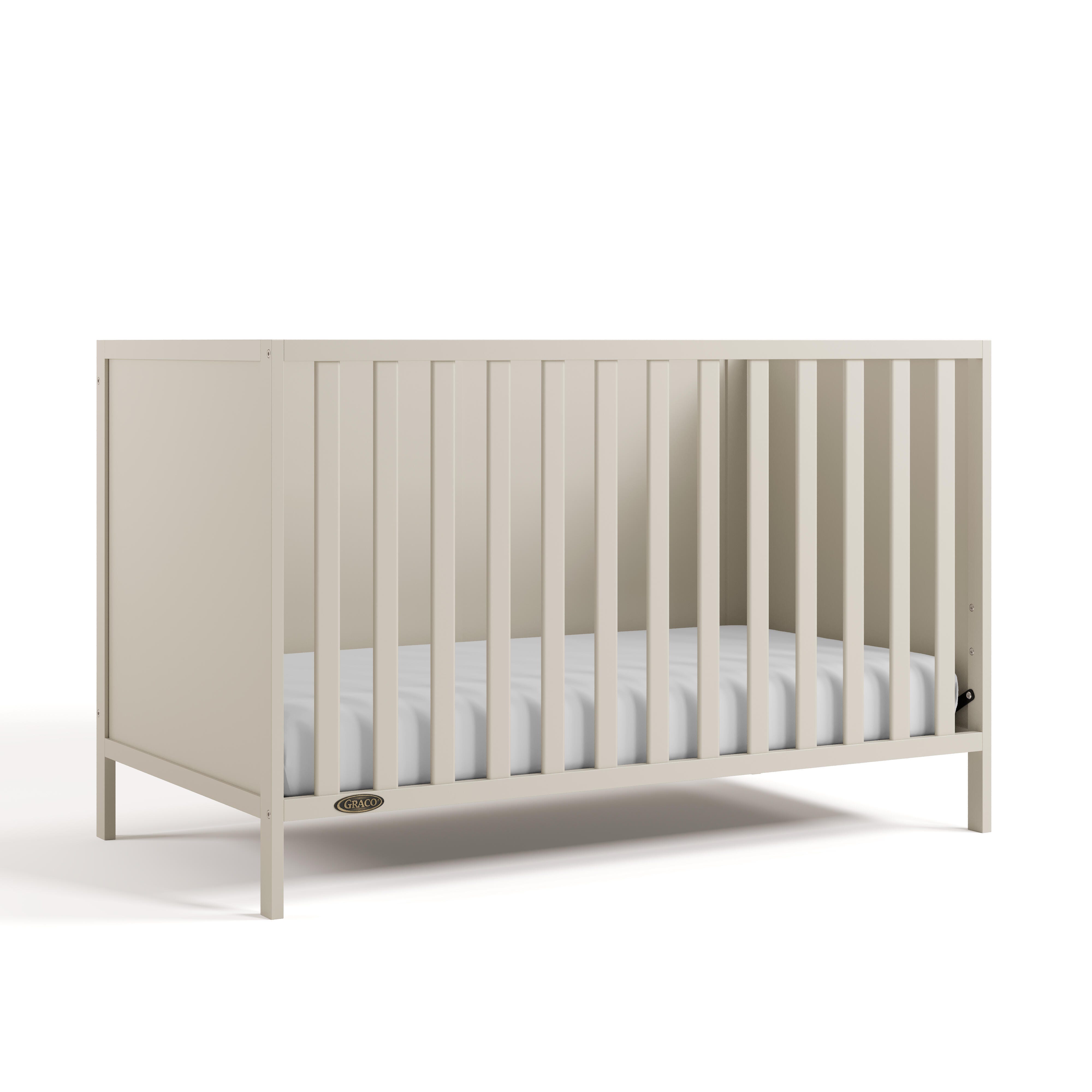 Graco Theo 3-in-1 Convertible Crib, Frosted Oat, large
