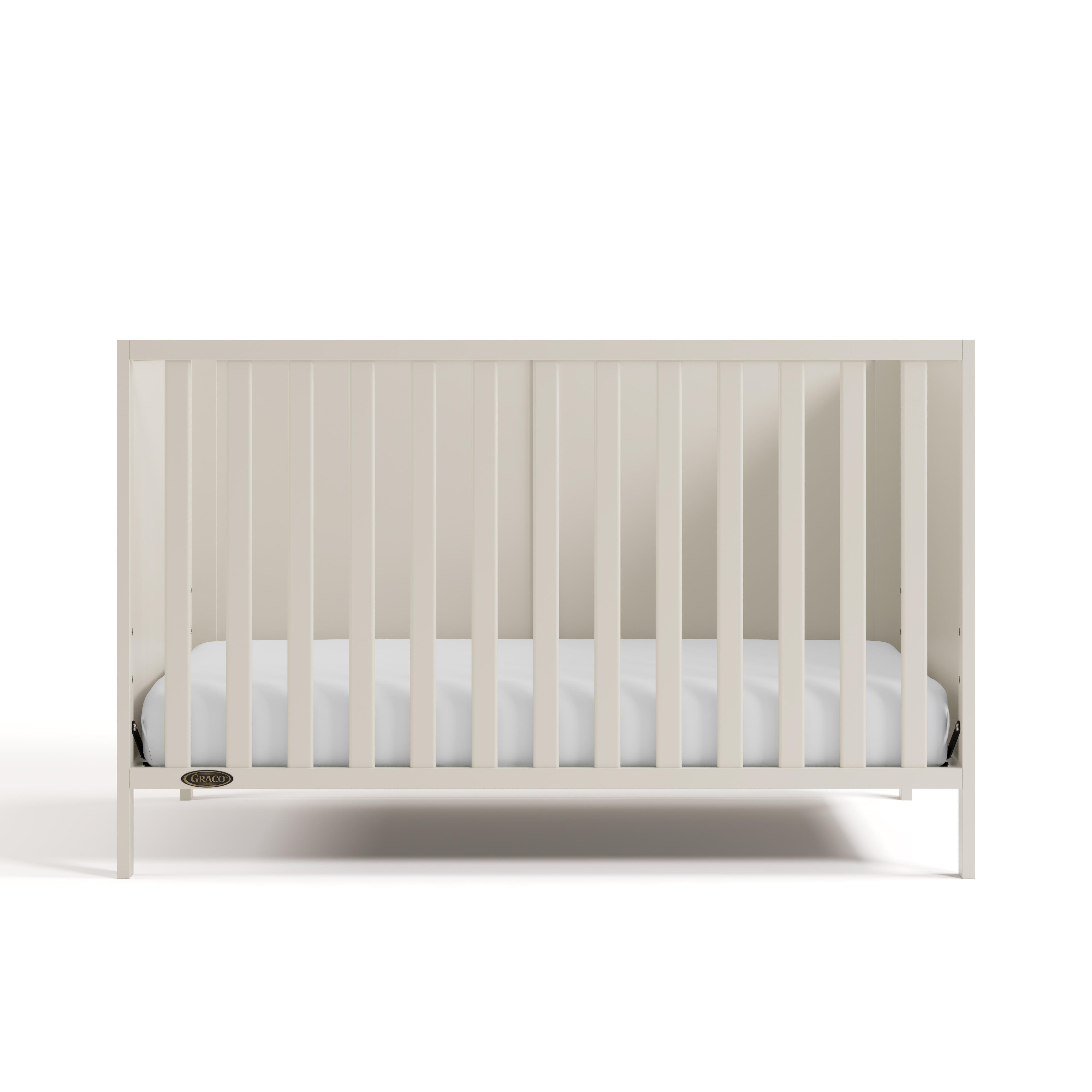 Graco Theo 3-in-1 Convertible Crib, Frosted Oat, large