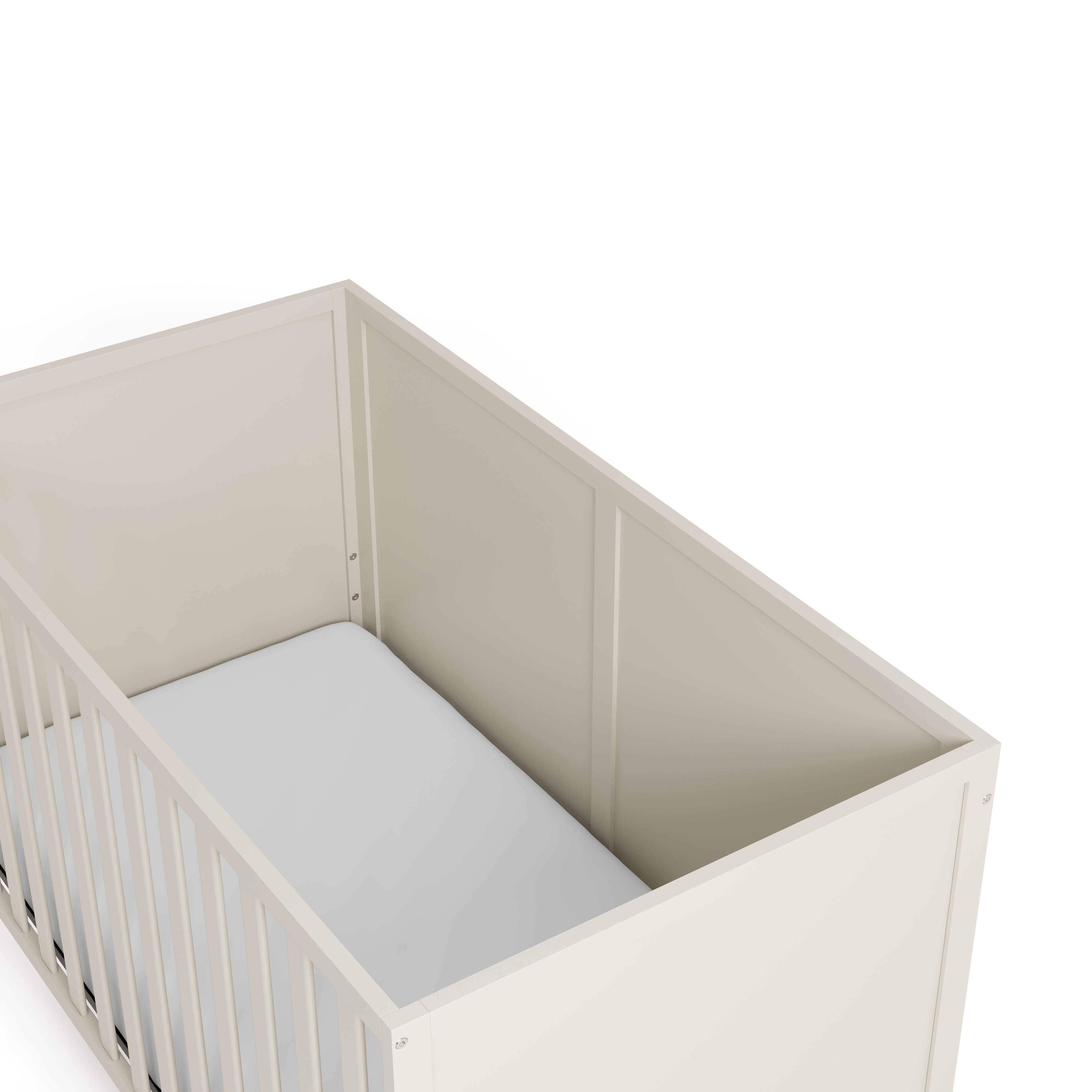 Graco Theo 3-in-1 Convertible Crib, Frosted Oat, large